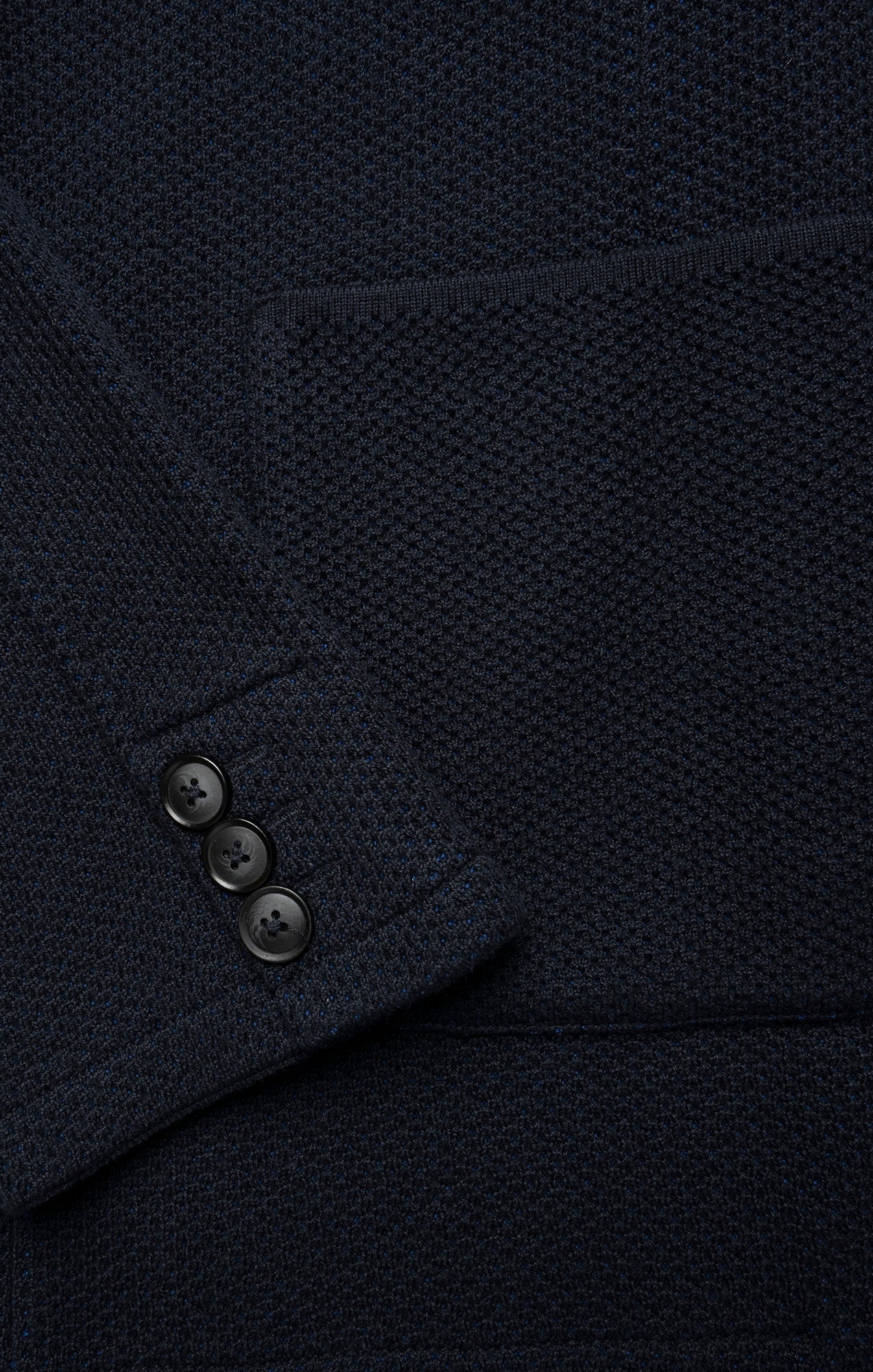 Double Face Blazer In Navy - Image 7