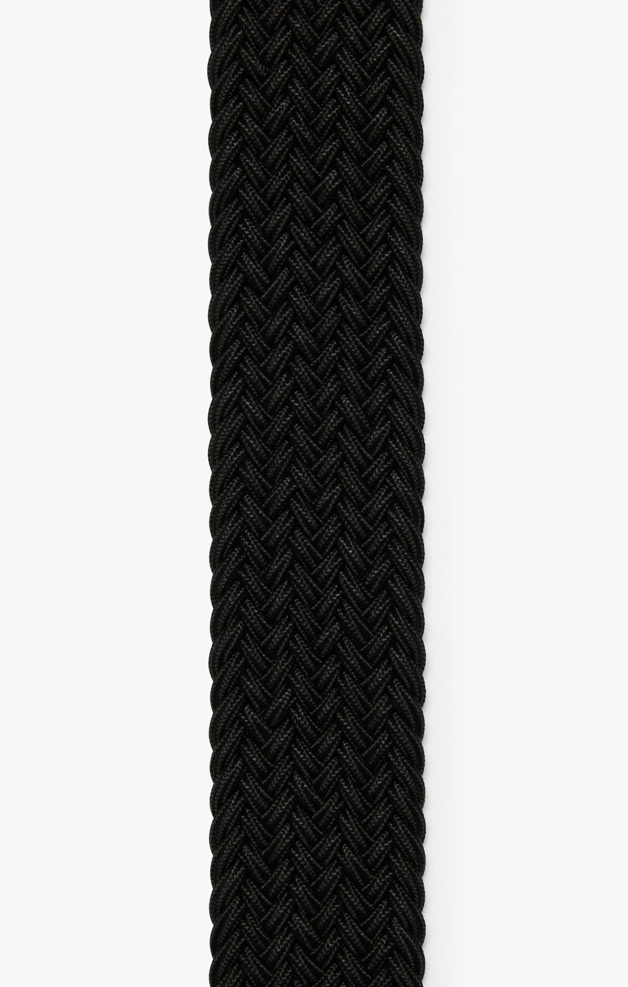 Woven Elastic Belt In Black - Image 3