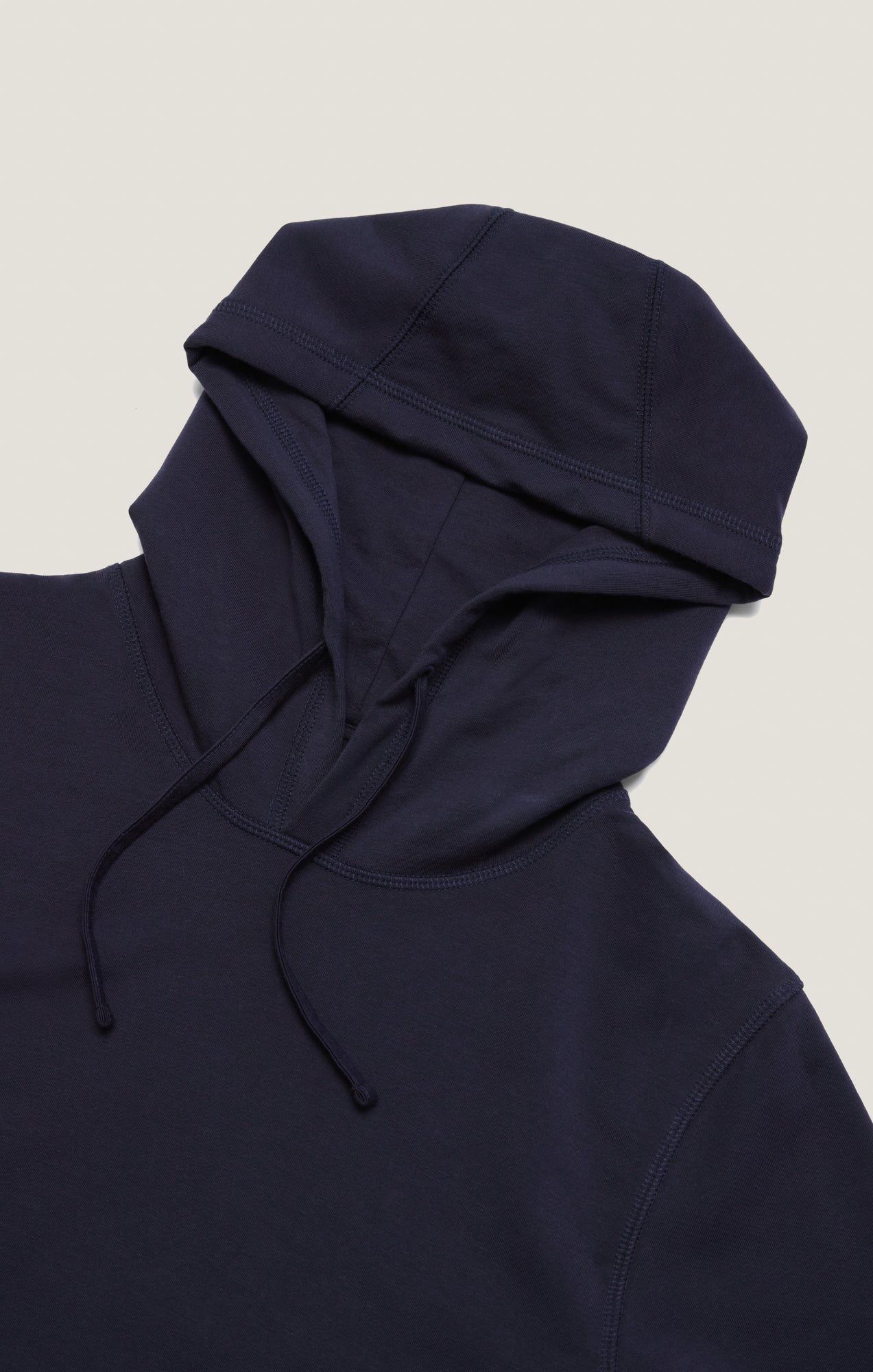 French Terry Hoodie In Navy - Image 10