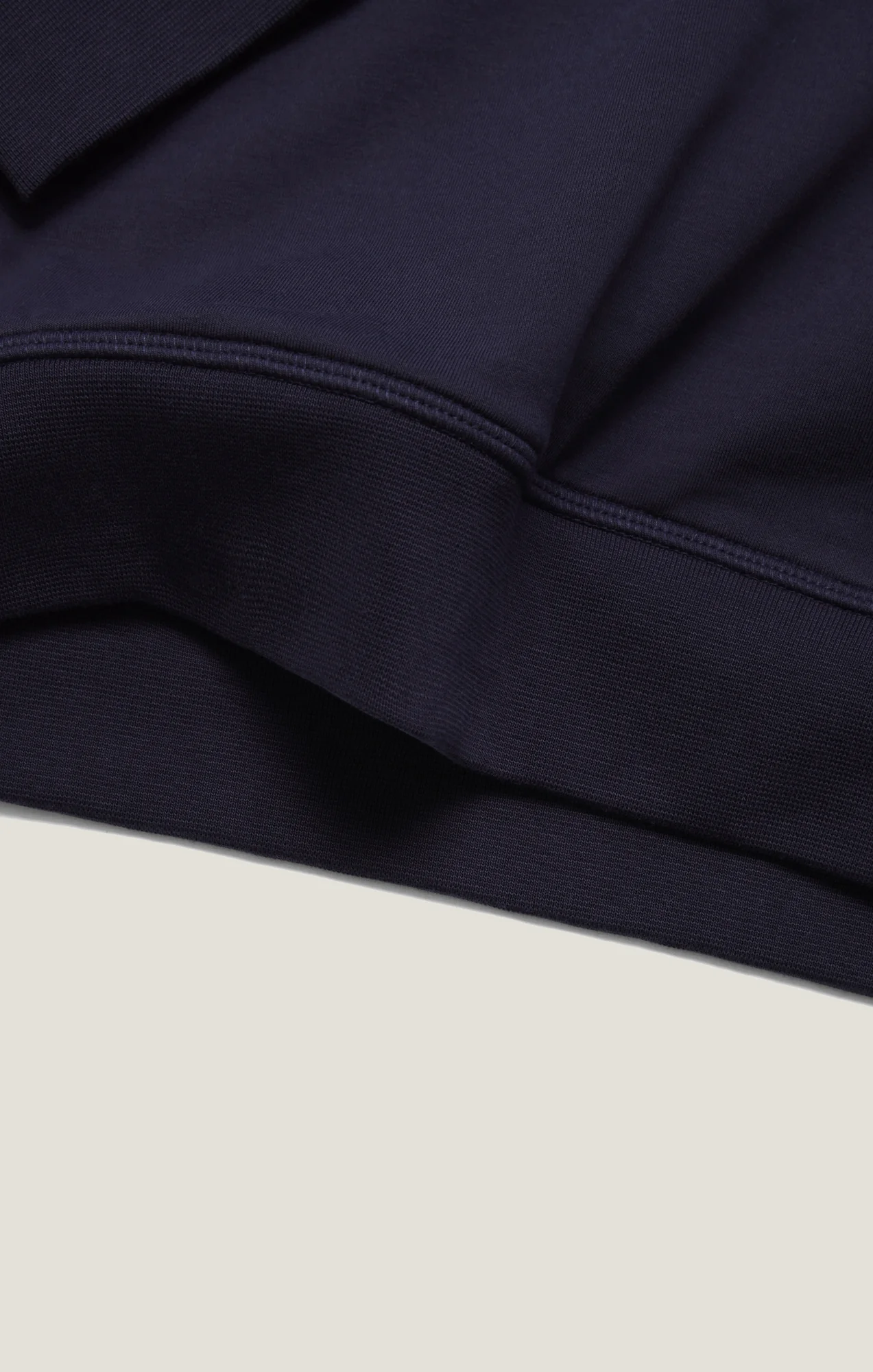 French Terry Hoodie In Navy - Image 12