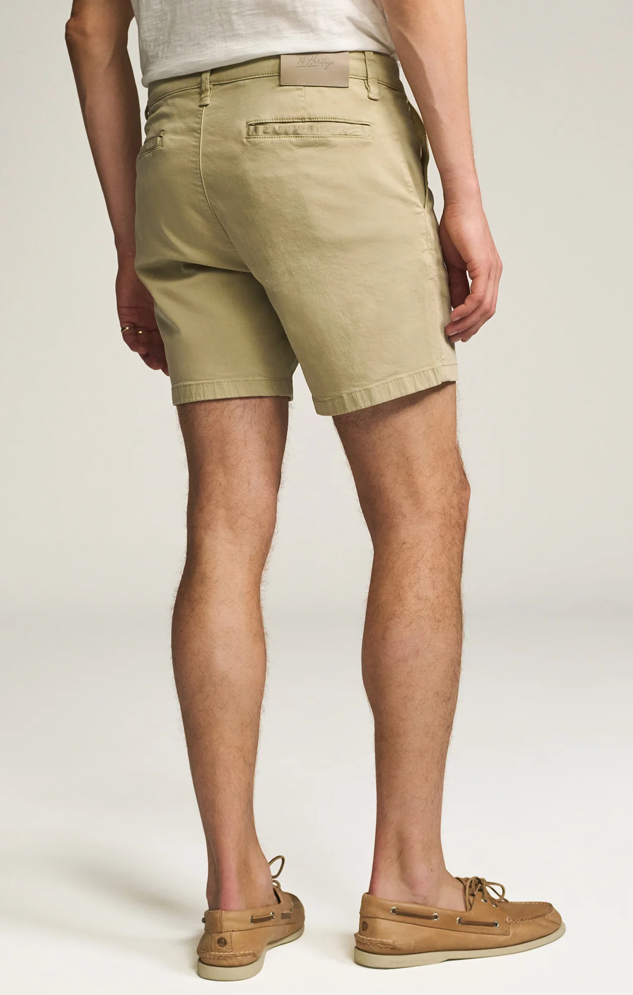 Hampton Shorts in Basil Twill - Image 9
