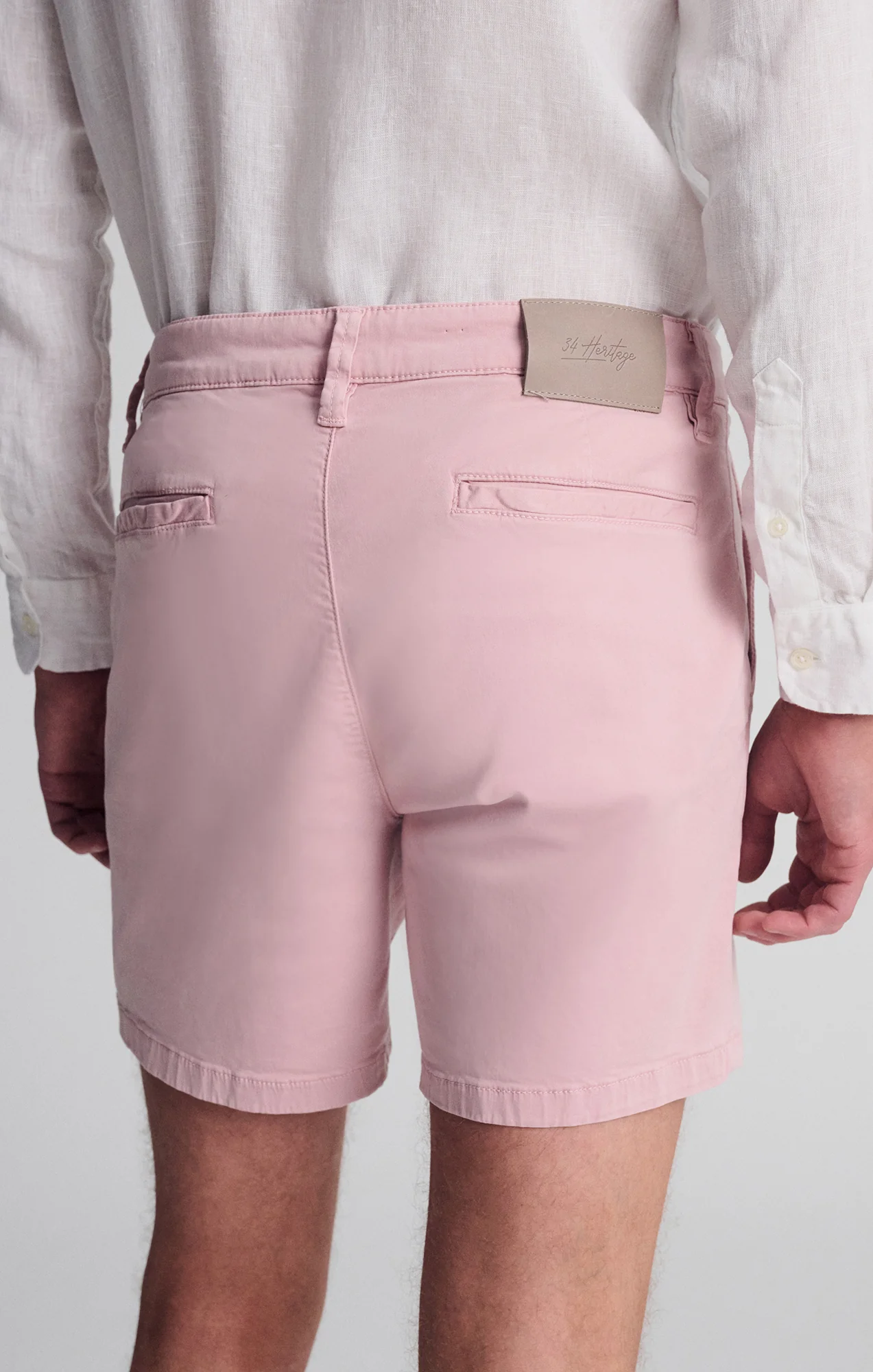 Hampton Shorts in Pink Twill - Image 4