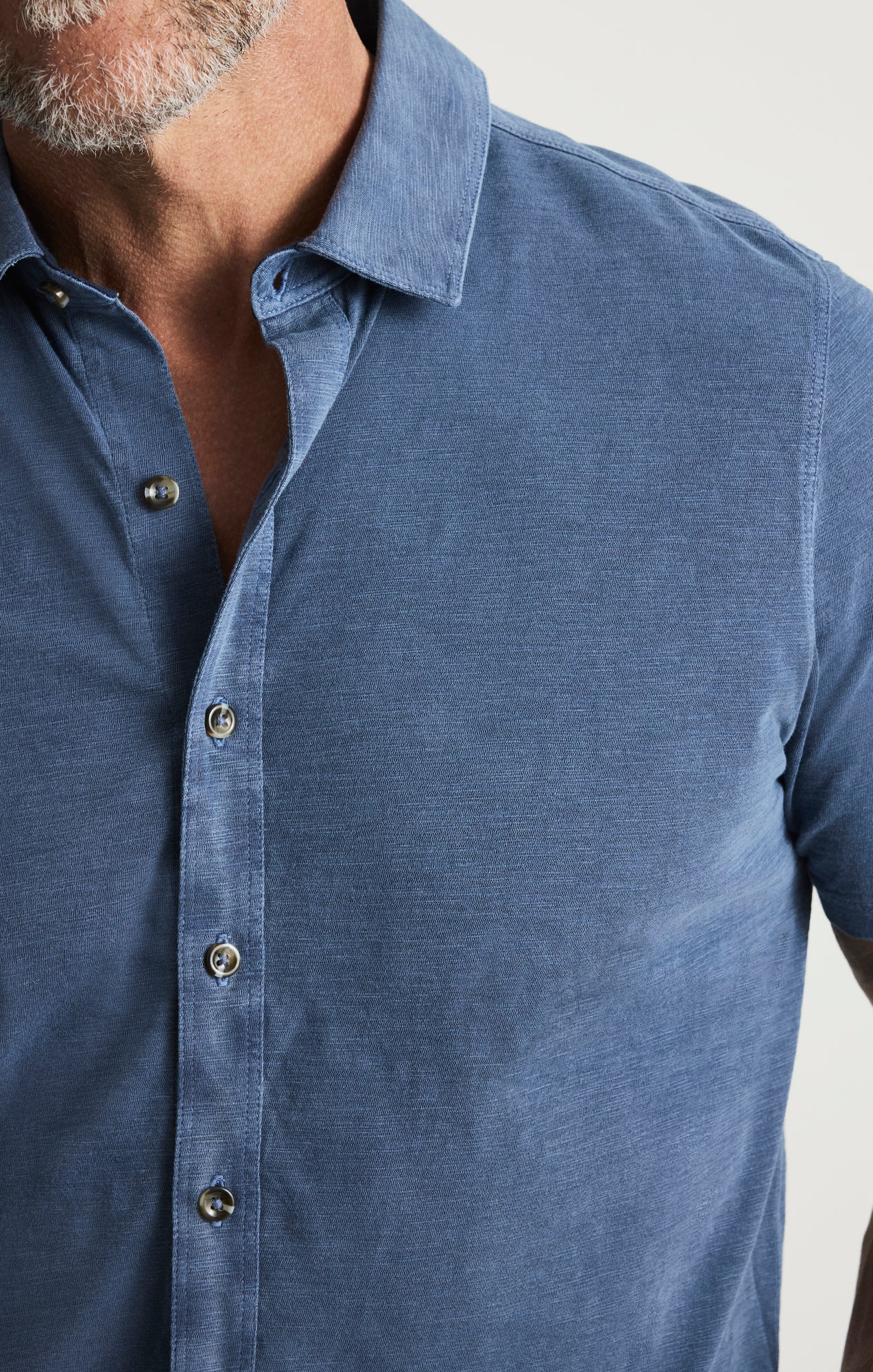 Jersey Shirt In Vintage Indigo - Image 3