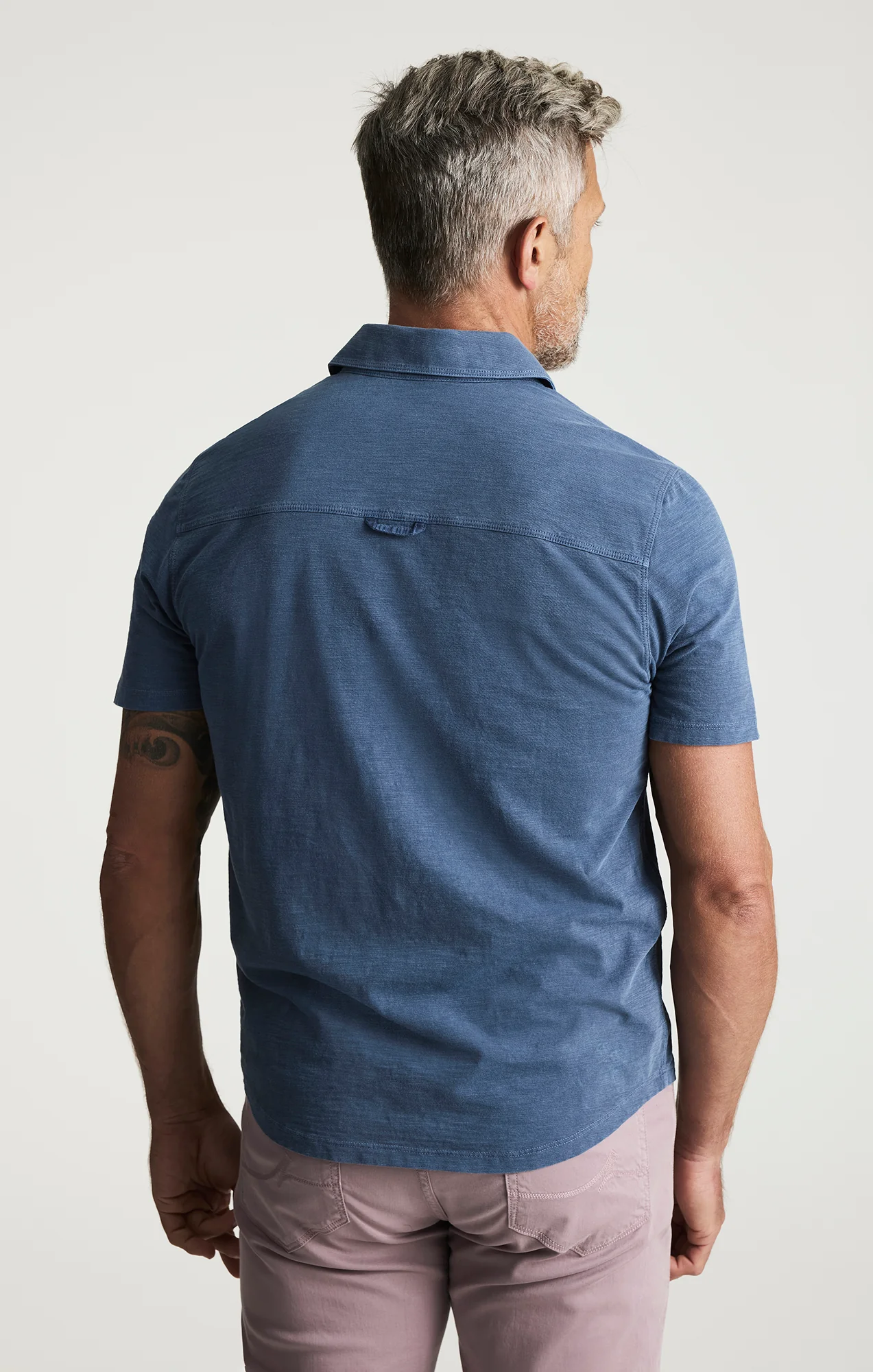 Jersey Shirt In Vintage Indigo - Image 4