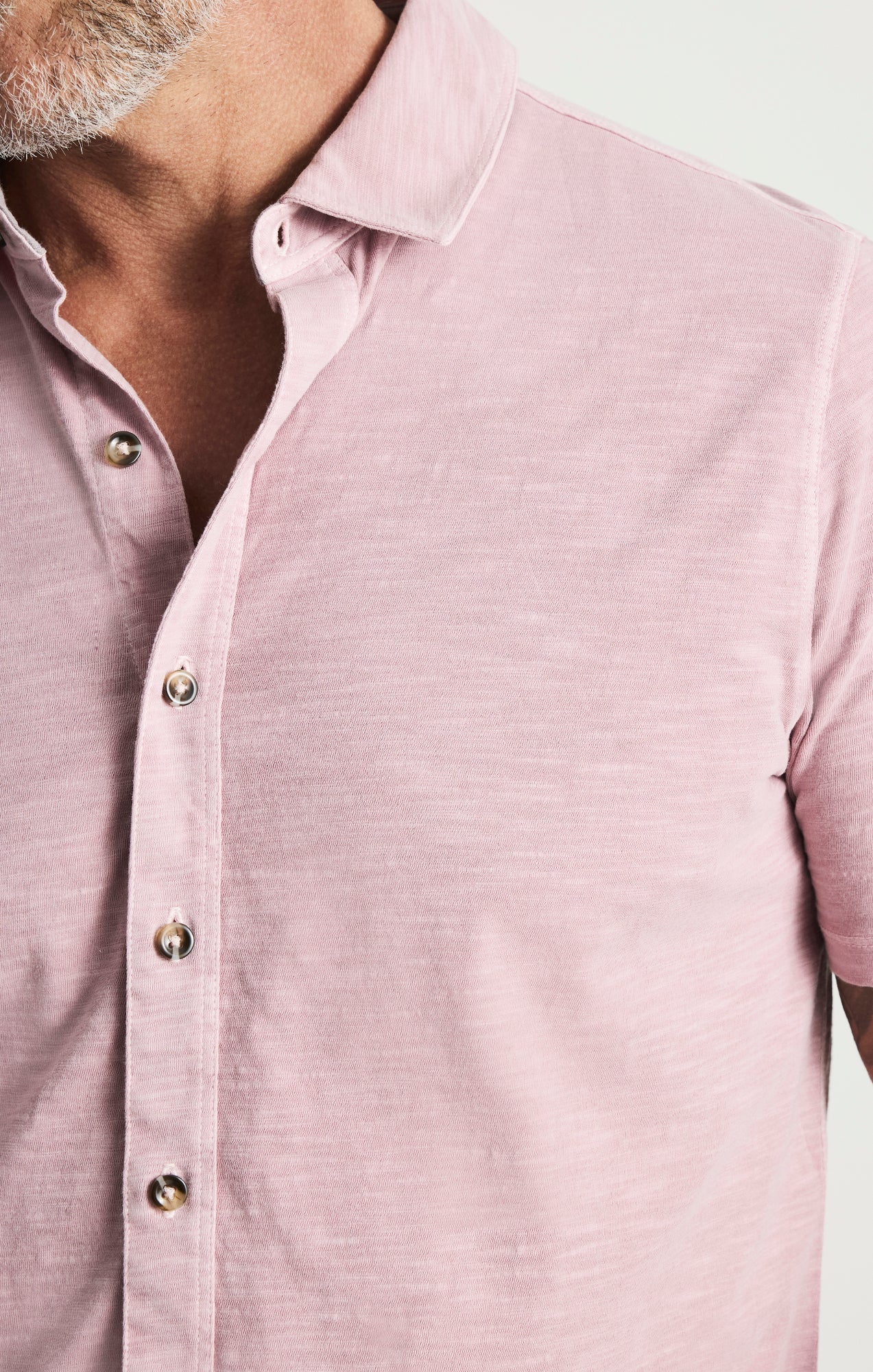 Jersey Shirt In Woodrose - Image 4