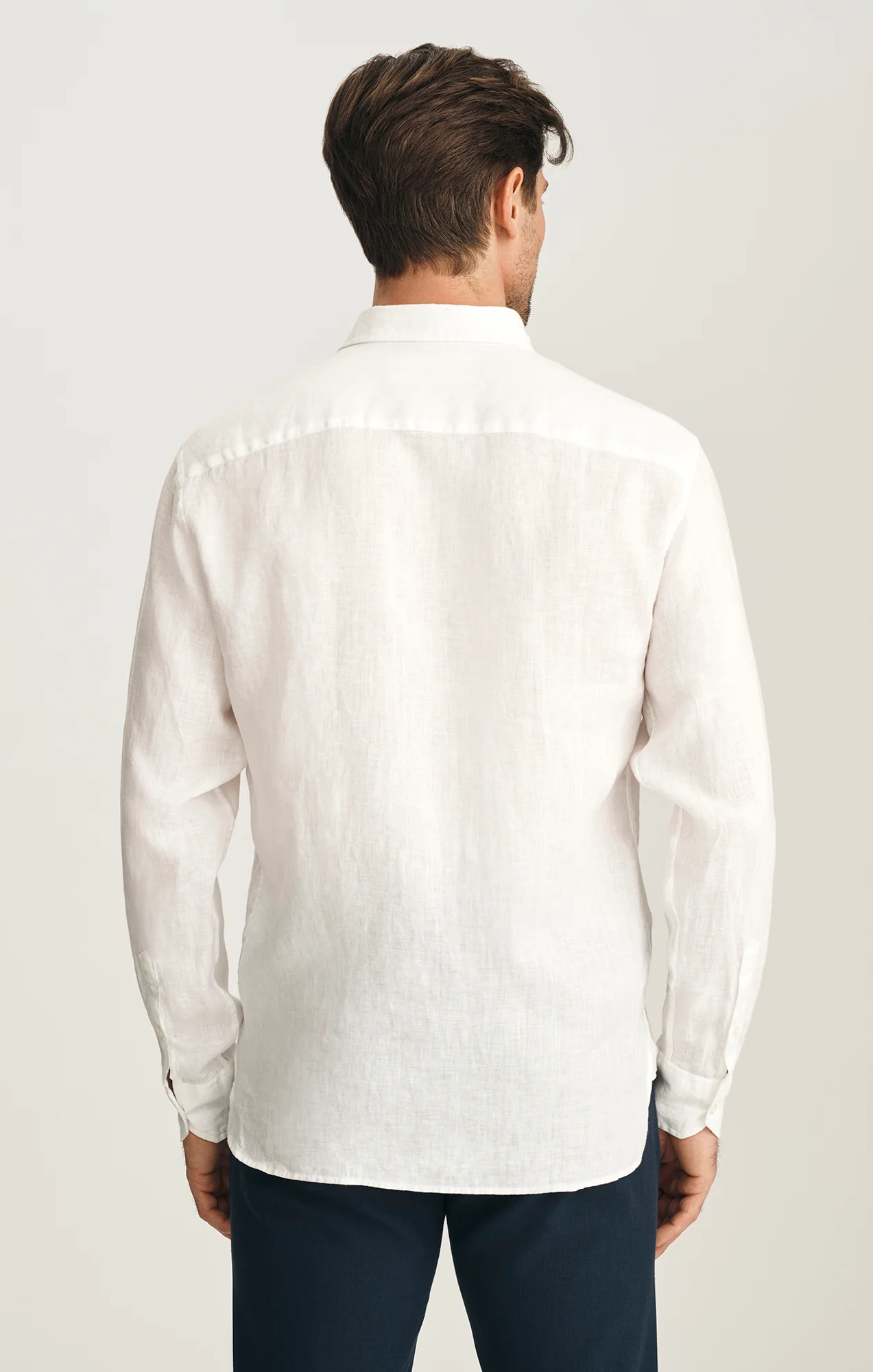 Linen Shirt In White - Image 3