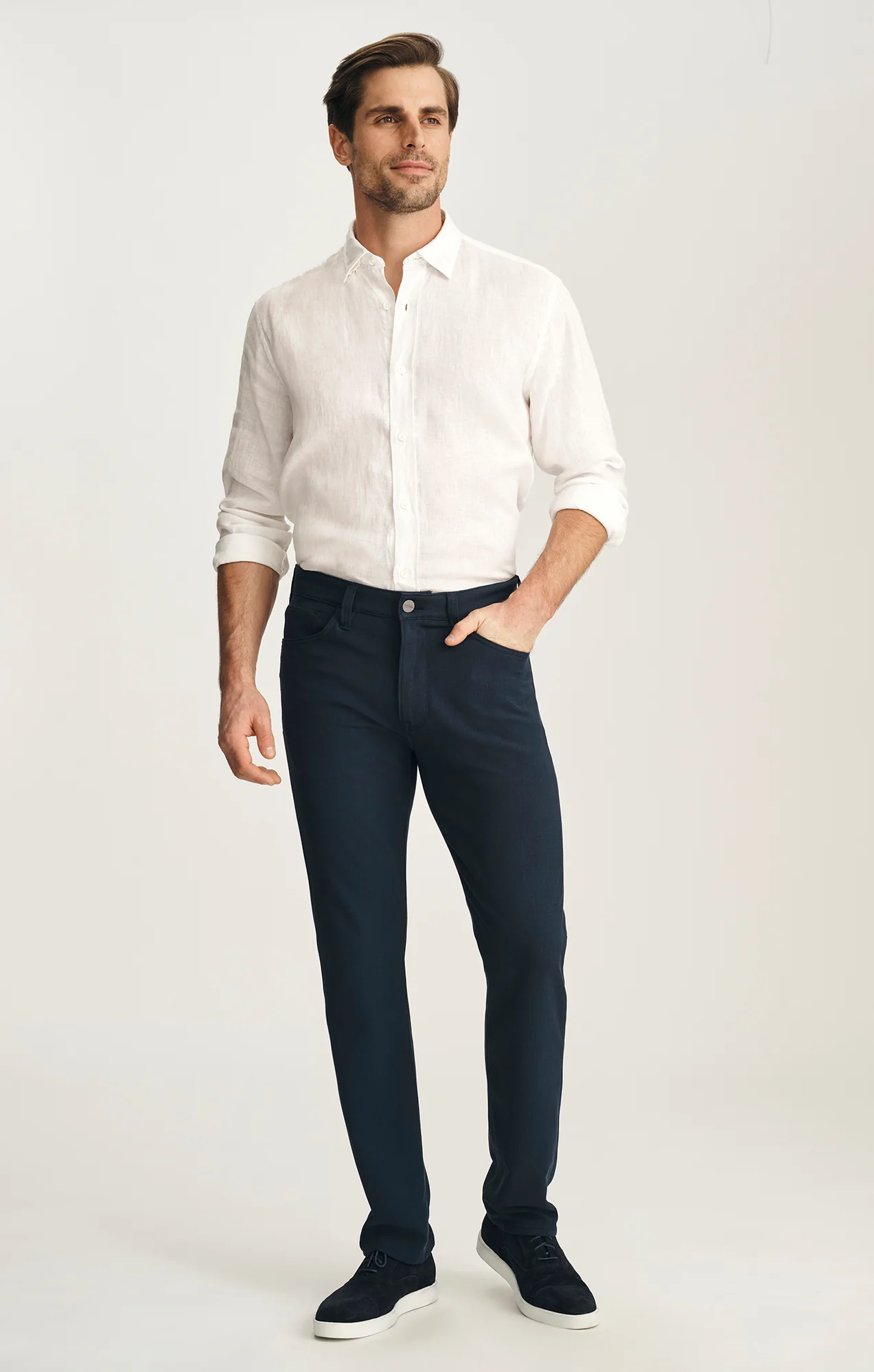 Linen Shirt In White - Image 4