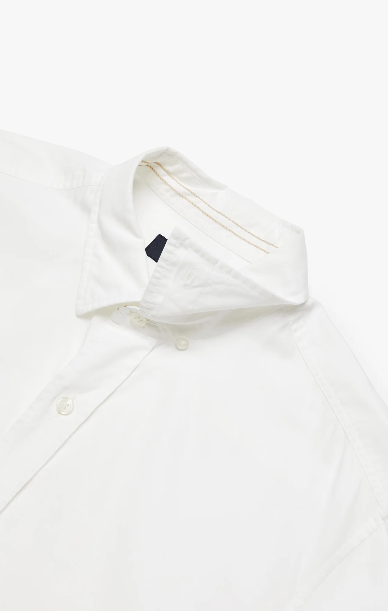 Luxe Twill Shirt In Bright White - Image 11