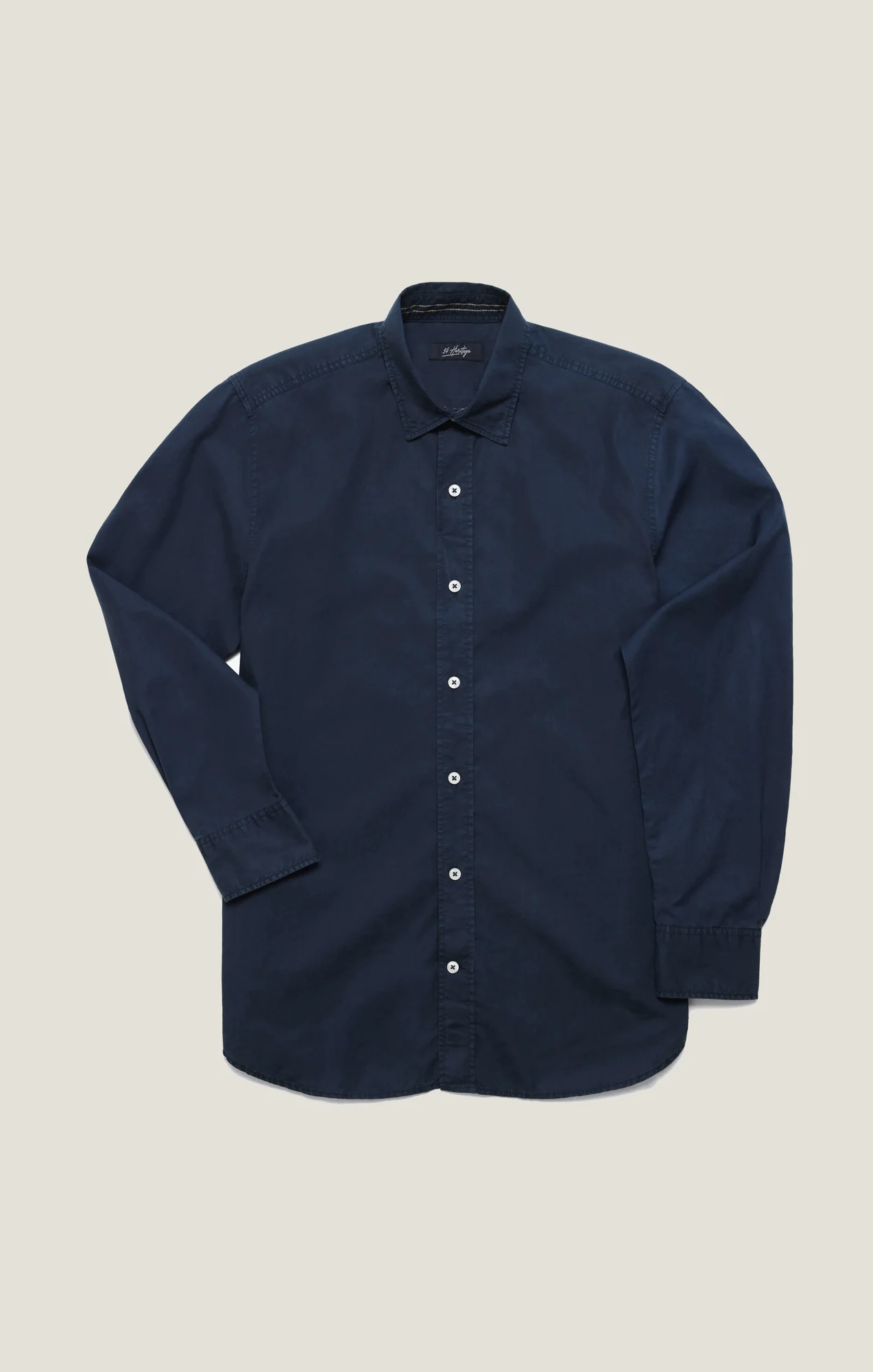 Luxe Twill Shirt In Dress Blues - Image 11