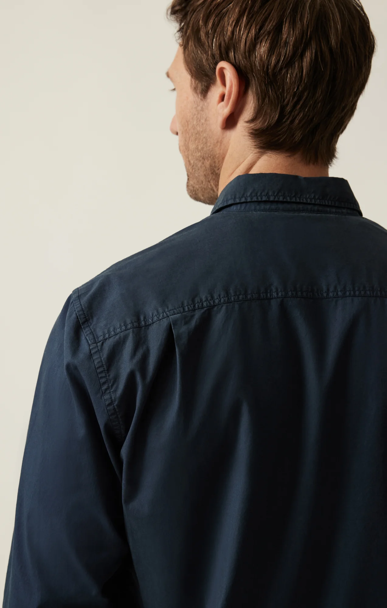 Luxe Twill Shirt In Dress Blues - Image 5