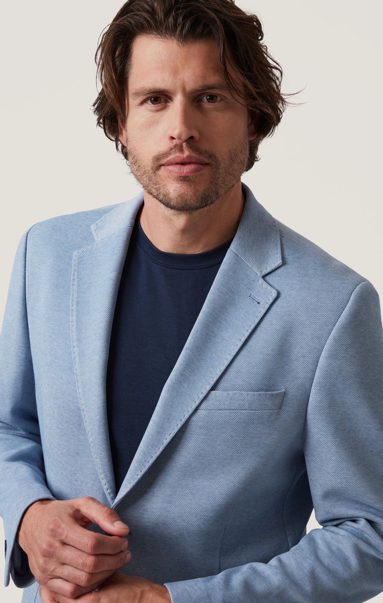 Matteo Pique Blazer in Blue - Image 6