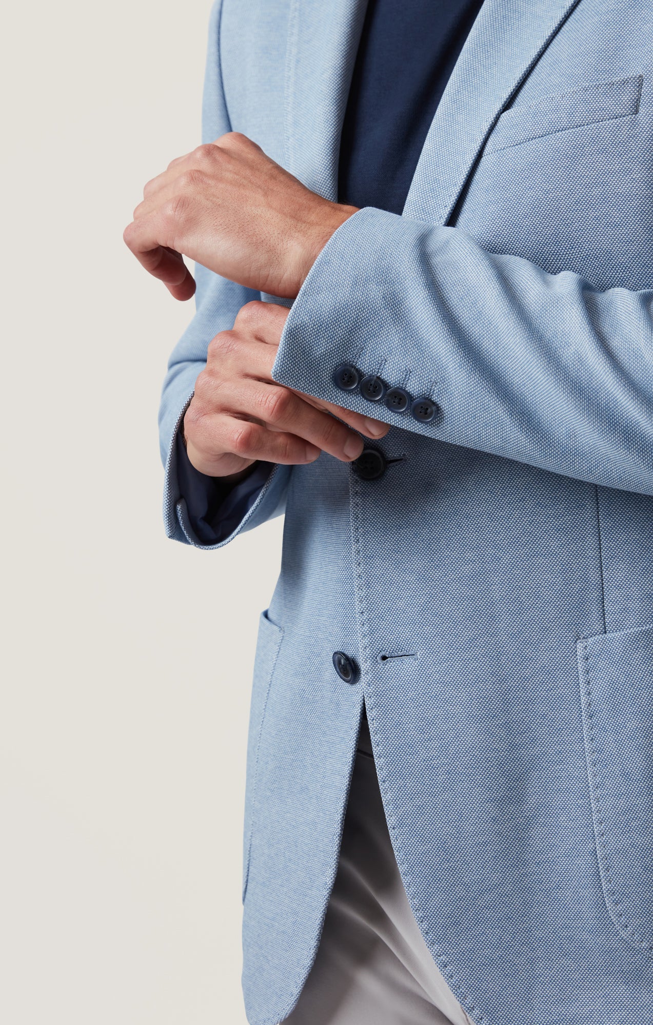 Matteo Pique Blazer in Blue - Image 8
