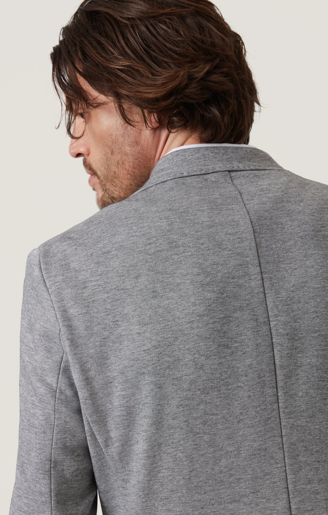 Matteo Pique Blazer in Grey Melange - Image 5
