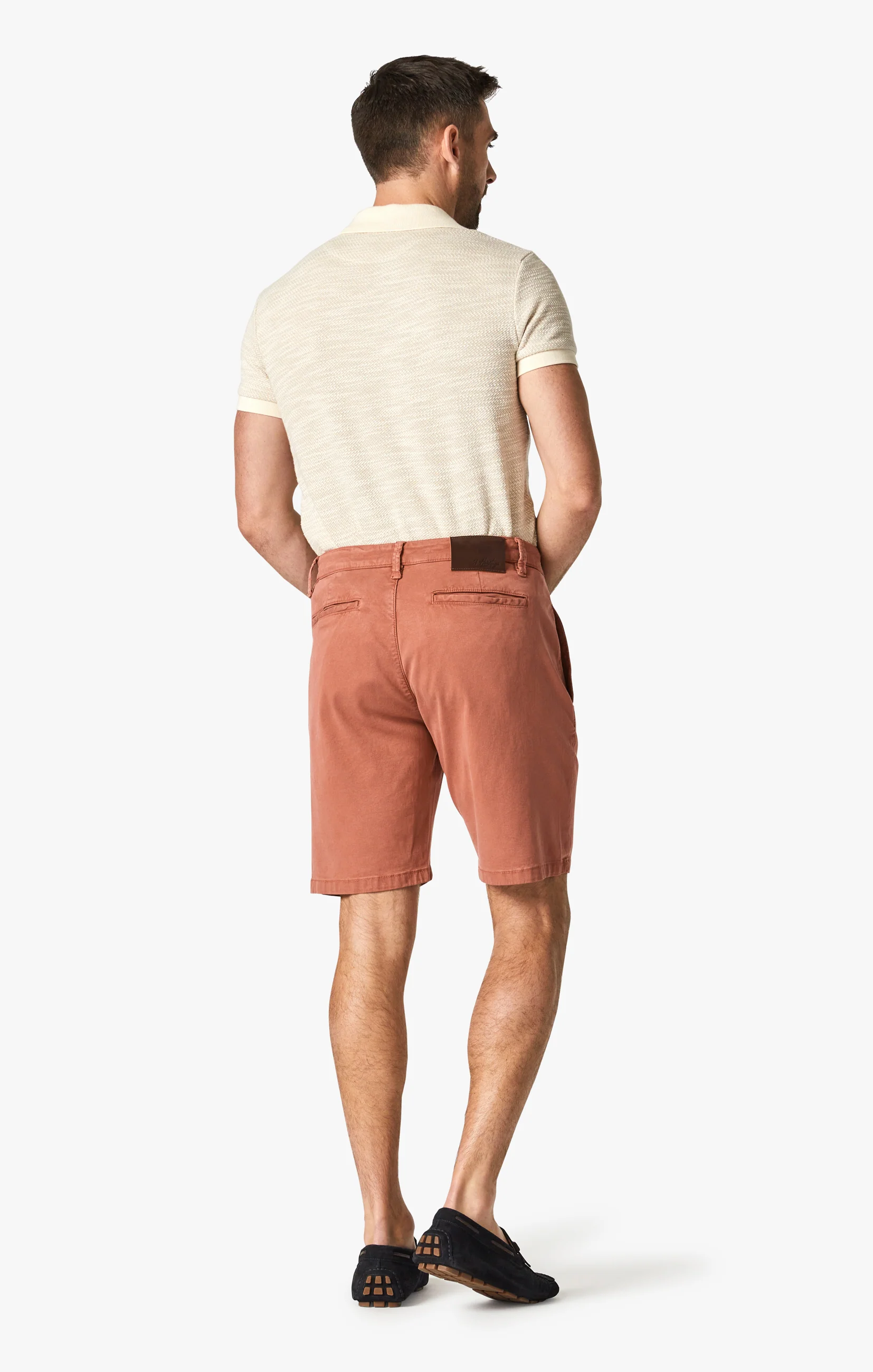 Nevada Shorts In Brick Soft Touch - Image 4