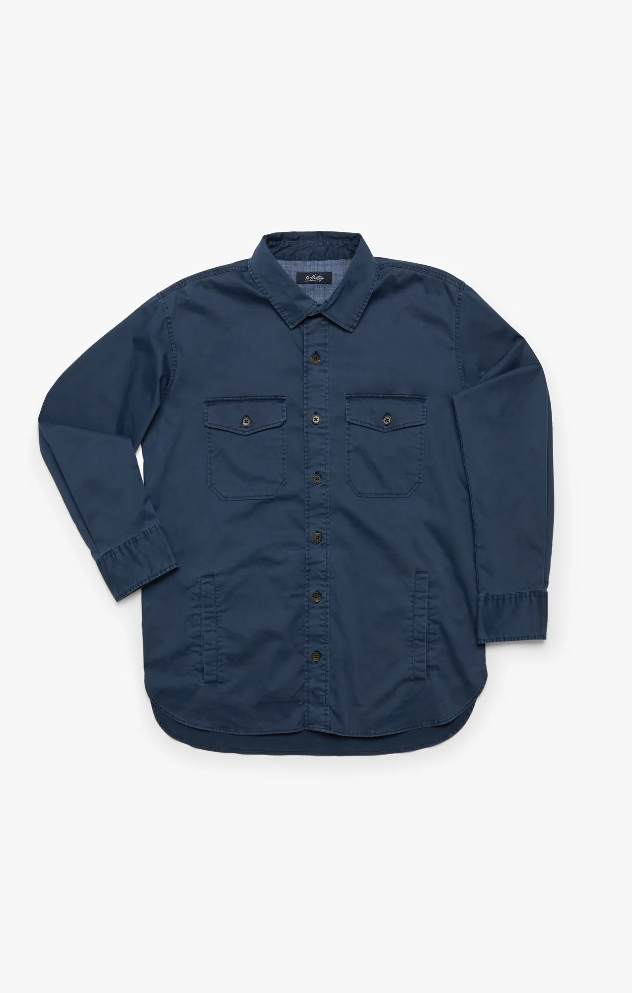Overshirt In Dark Blue - Image 9