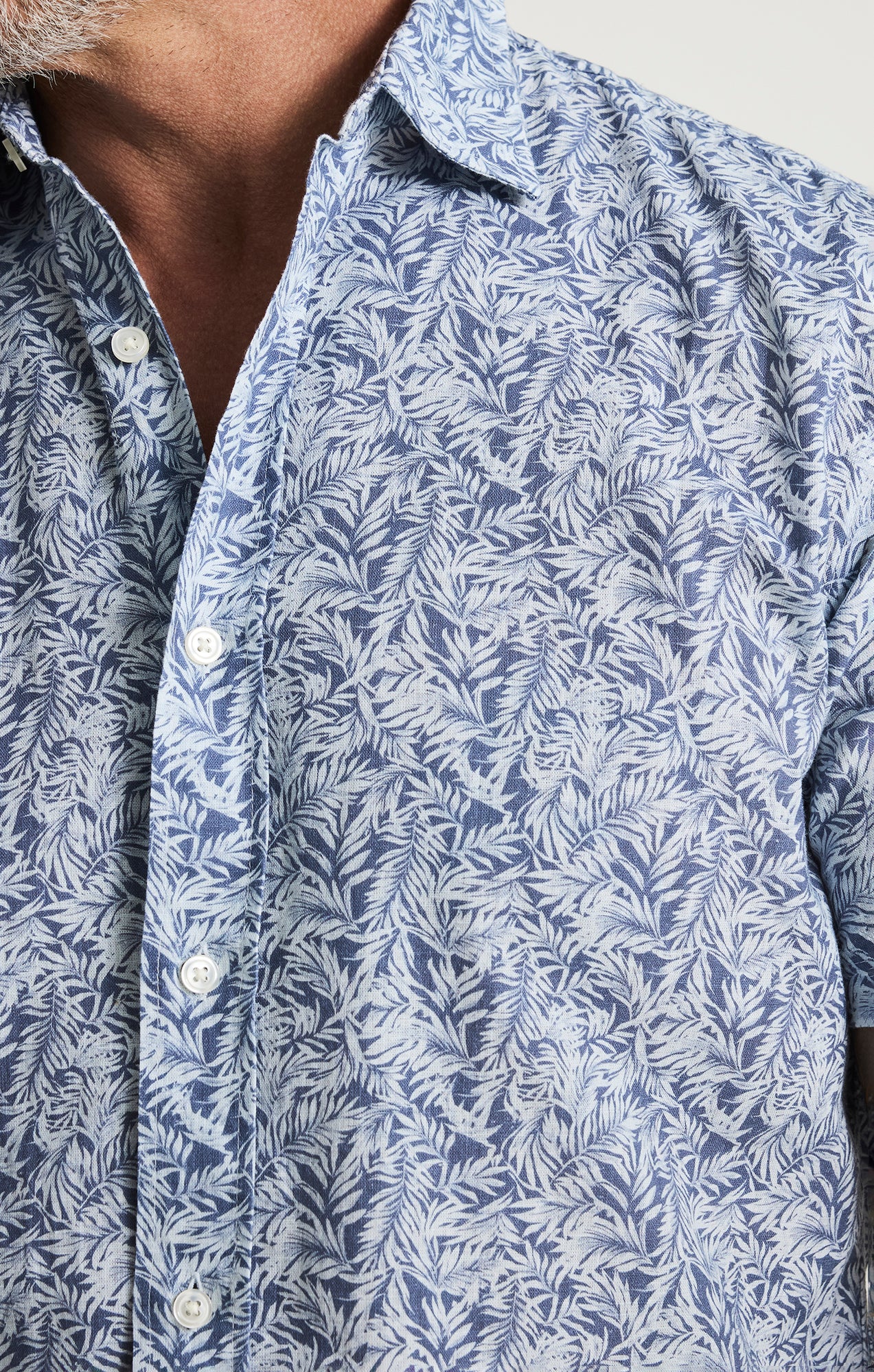 Palm Shirt In Indigo - Image 4