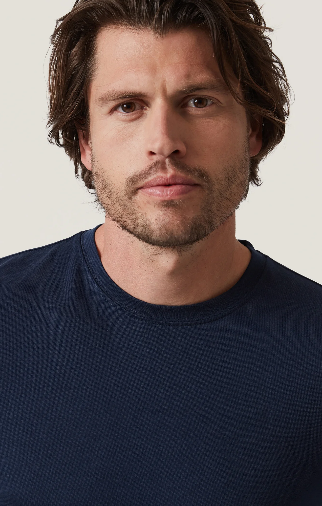 Pique T-Shirt in Indigo - Image 2