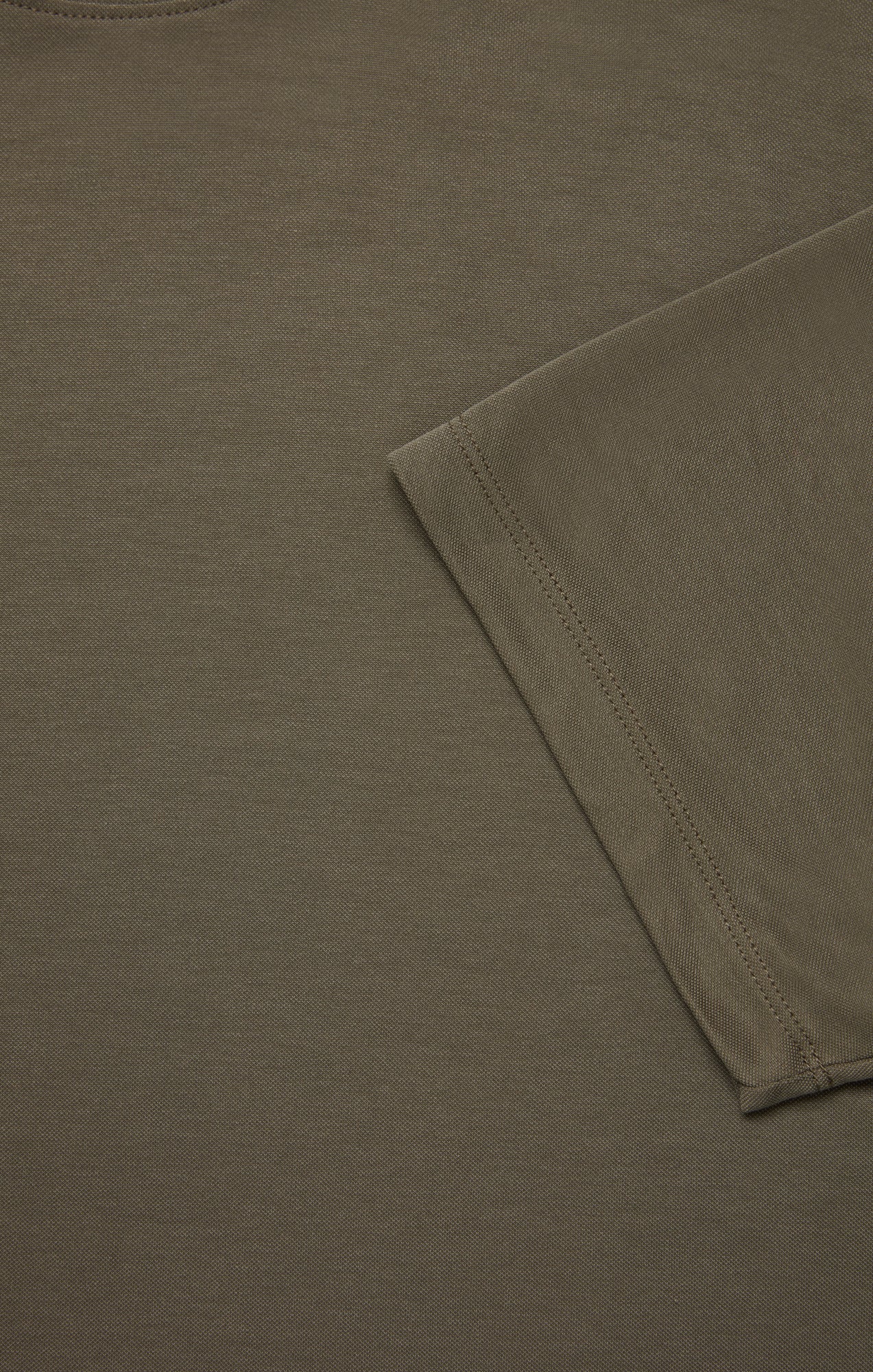 Pique T-Shirt in Smokey Olive - Image 9
