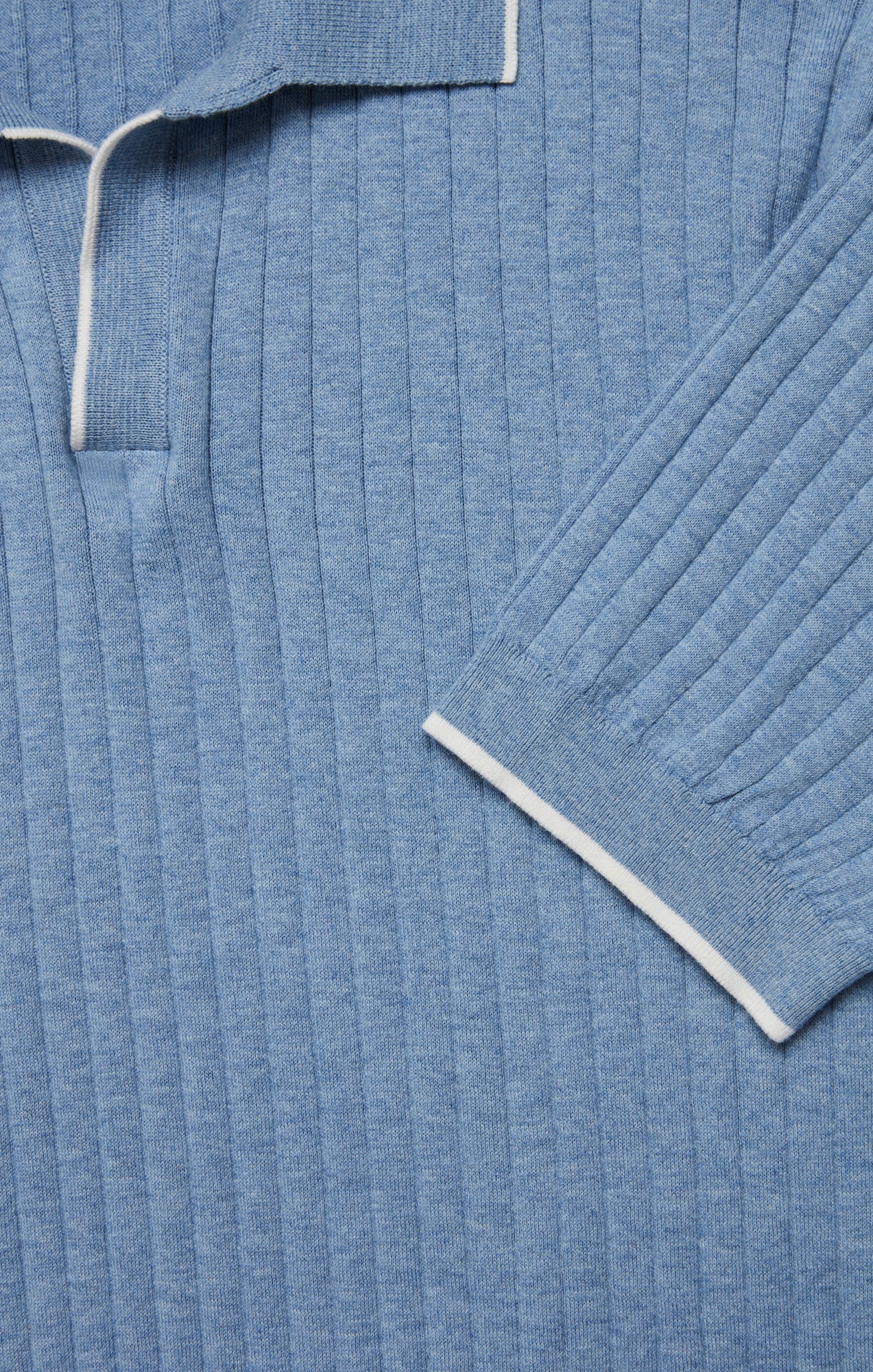 Polo Sweater in Blue - Image 10