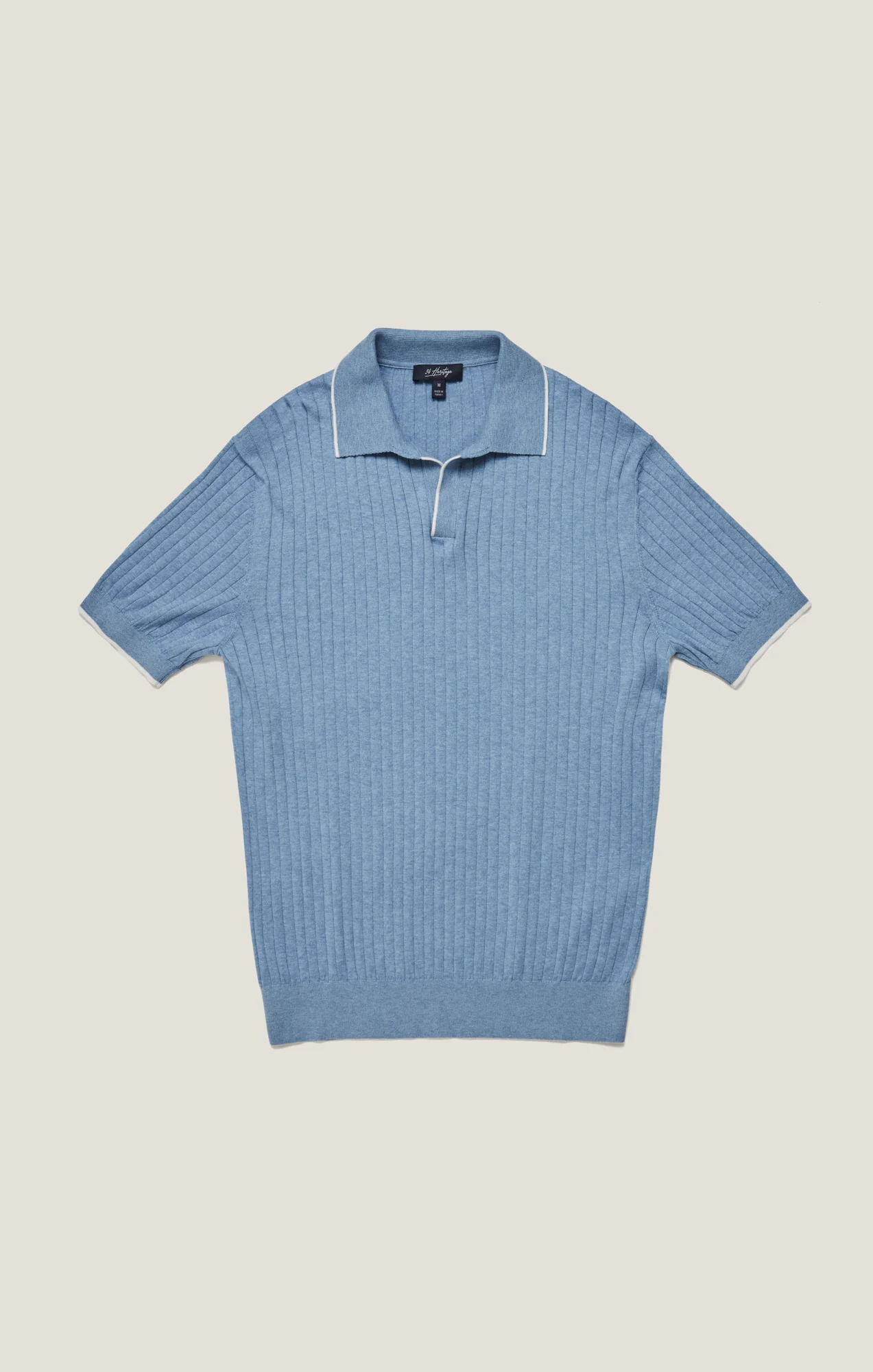 Polo Sweater in Blue - Image 8