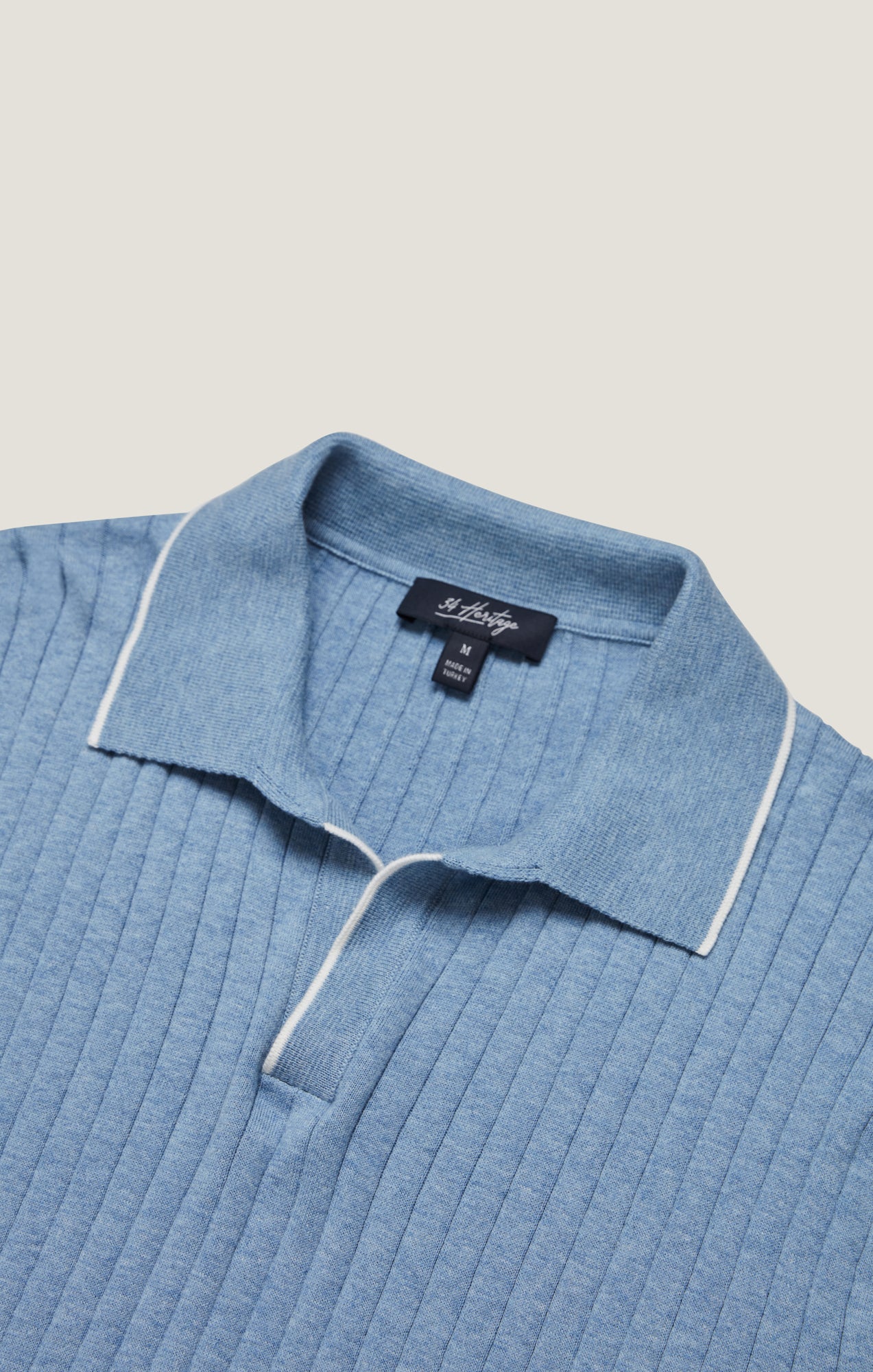 Polo Sweater in Blue - Image 9