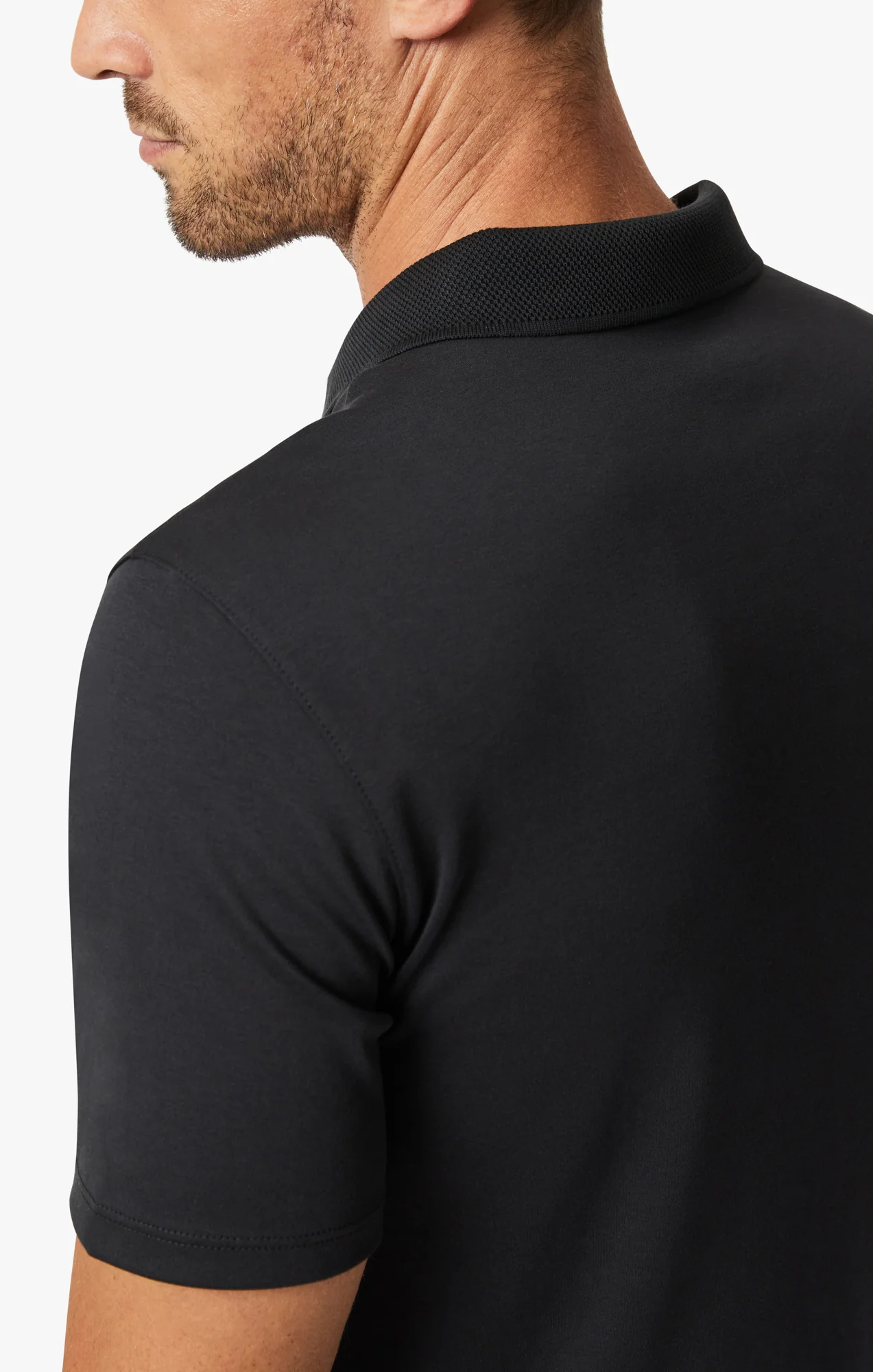 Polo T-Shirt In Black - Image 6