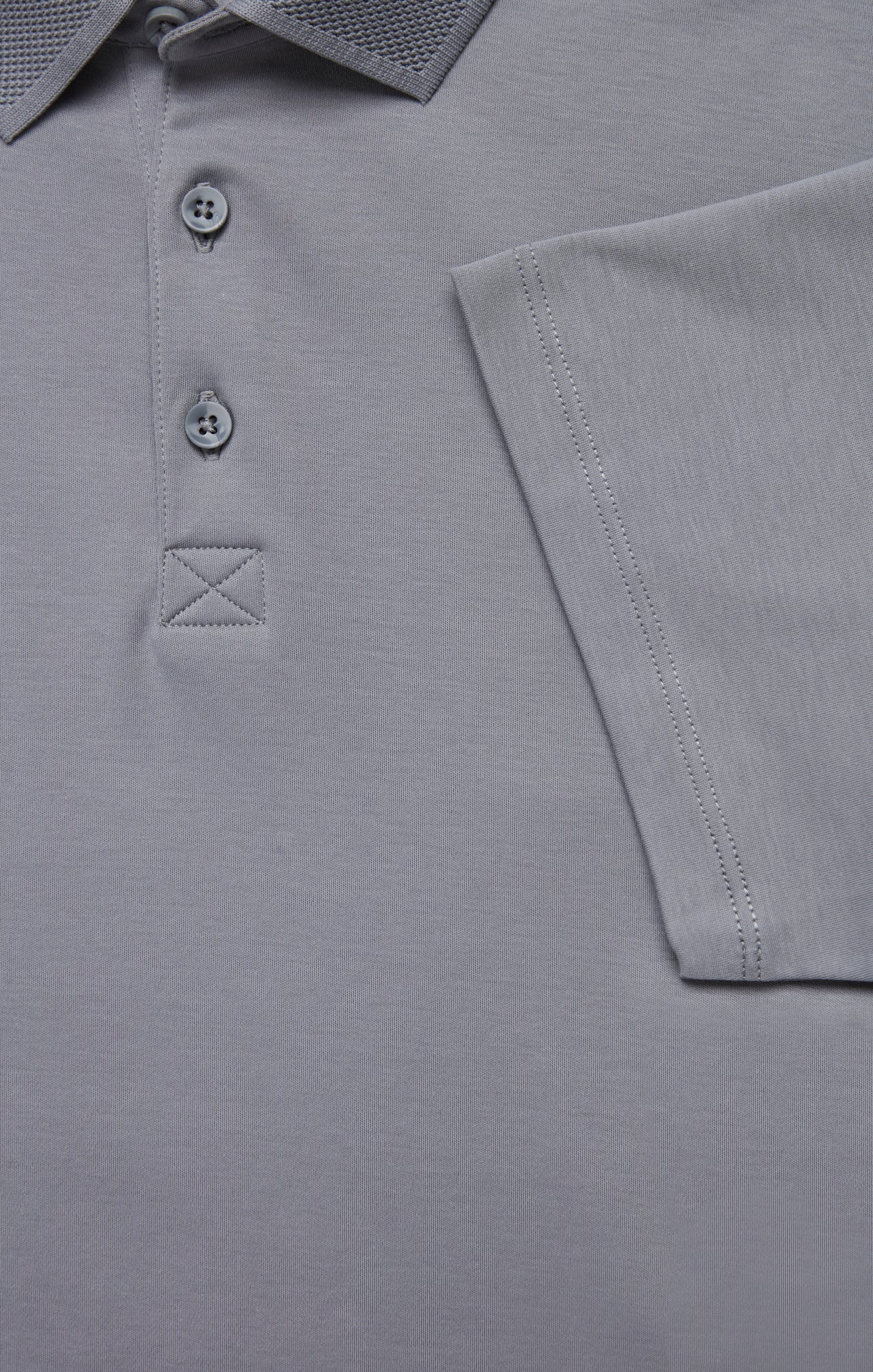Polo T-Shirt in Monument Grey - Image 9
