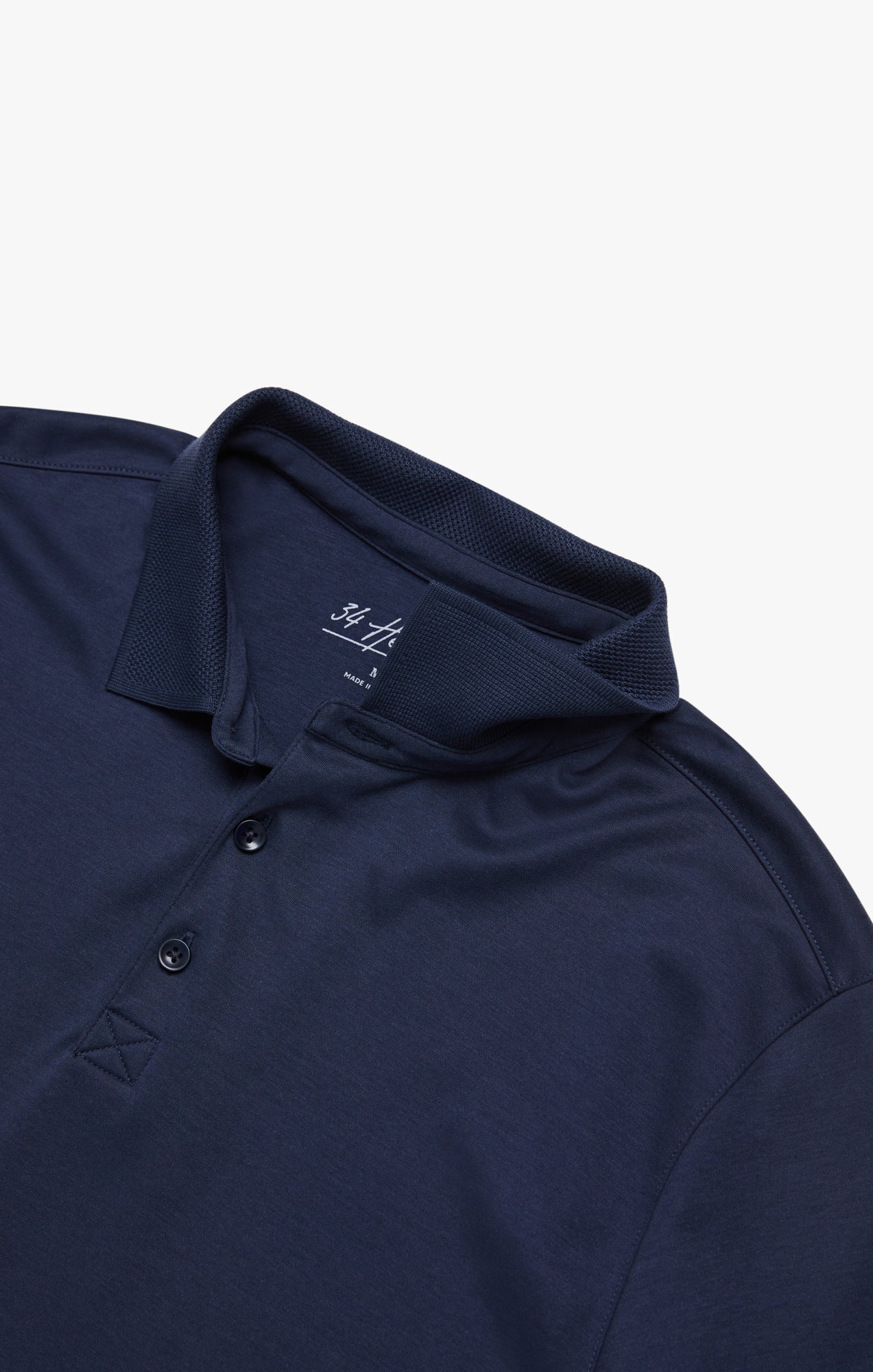 Polo T-Shirt In Navy - Image 11