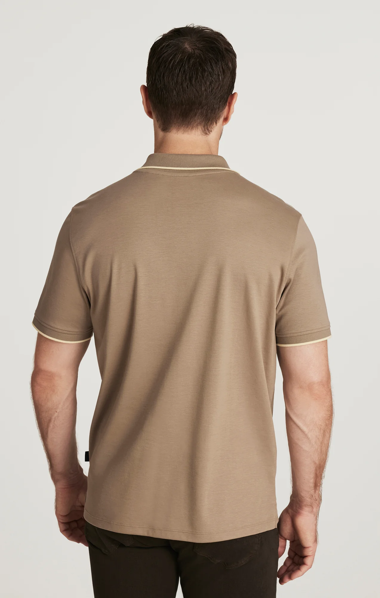 Riviera Polo Shirt in Brindle - Image 5