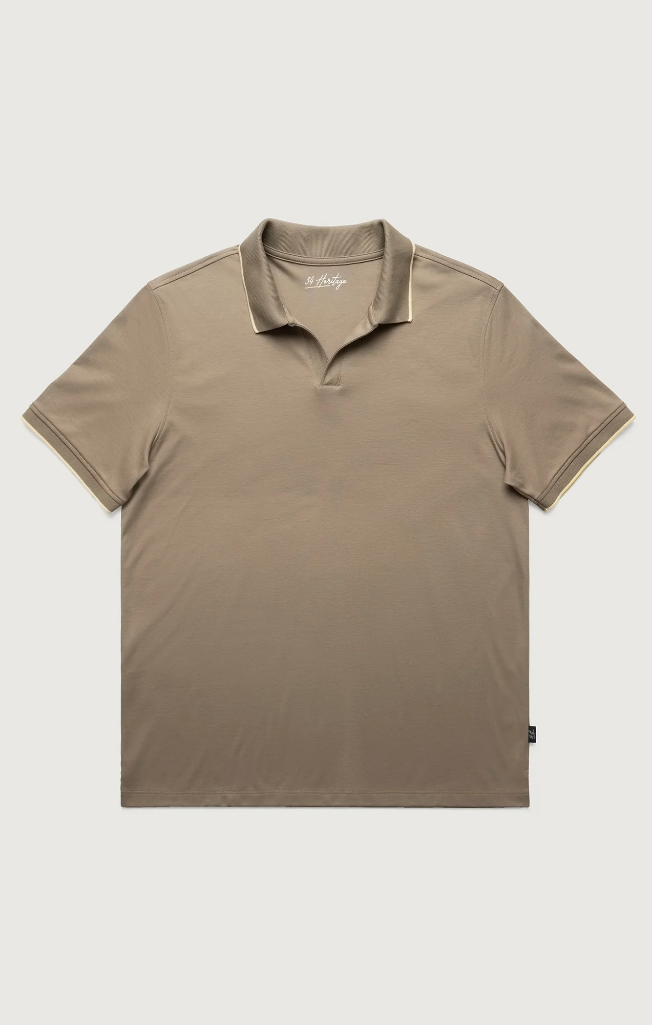 Riviera Polo Shirt in Brindle - Image 6