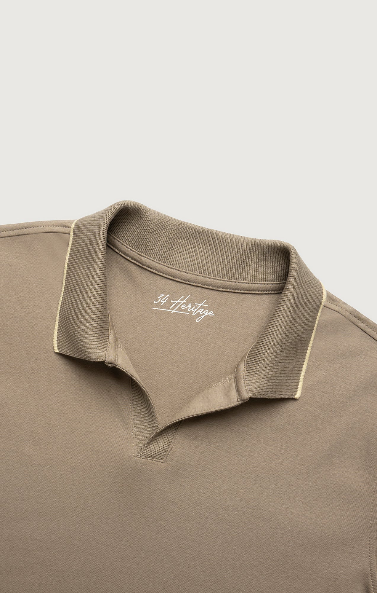 Riviera Polo Shirt in Brindle - Image 7