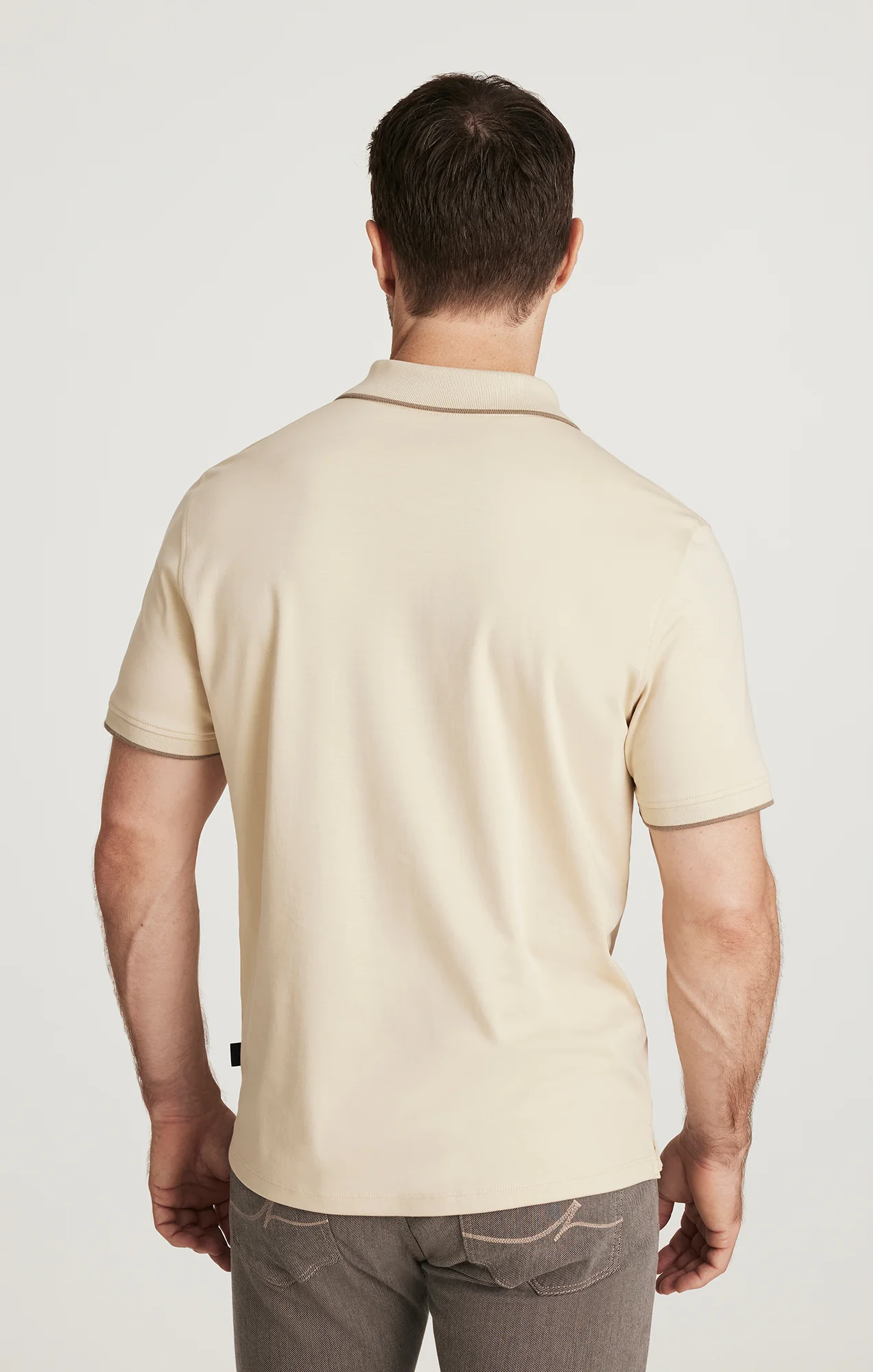 Riviera Polo Shirt in Castle Wall - Image 4