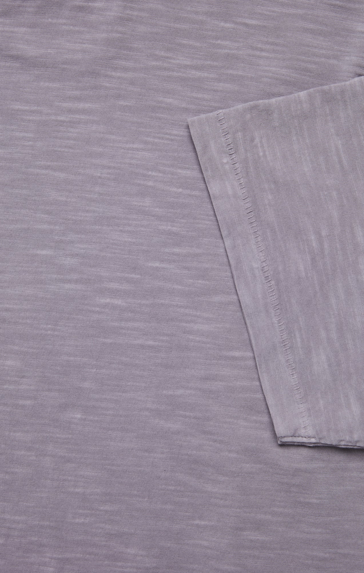 Slub Crew Neck T-Shirt in Lilac Dust - Image 10