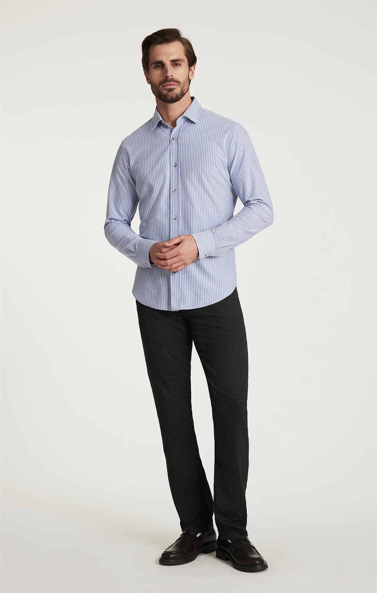Striped Shirt in Blue - Image 3