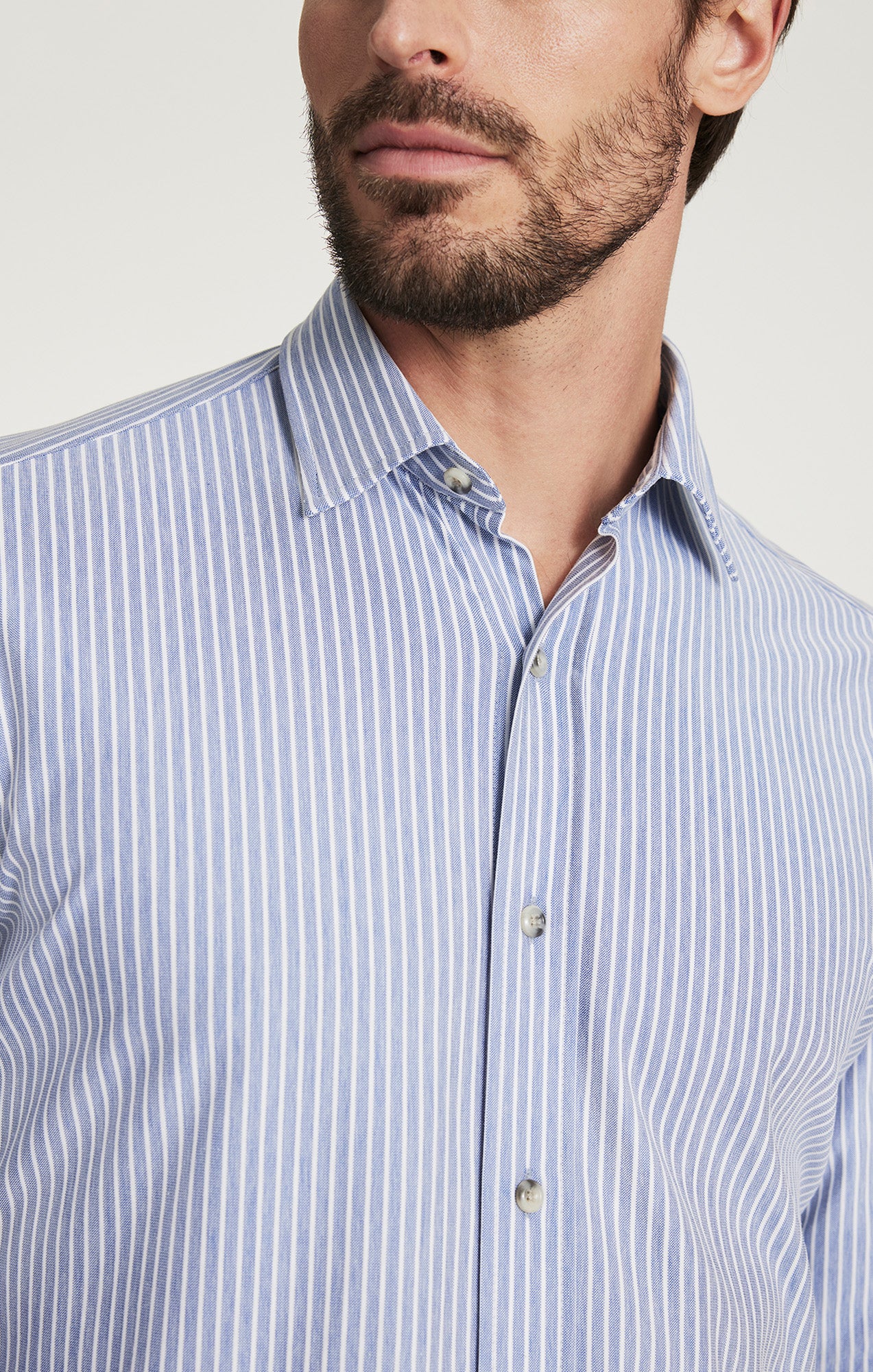 Striped Shirt in Blue - Image 5
