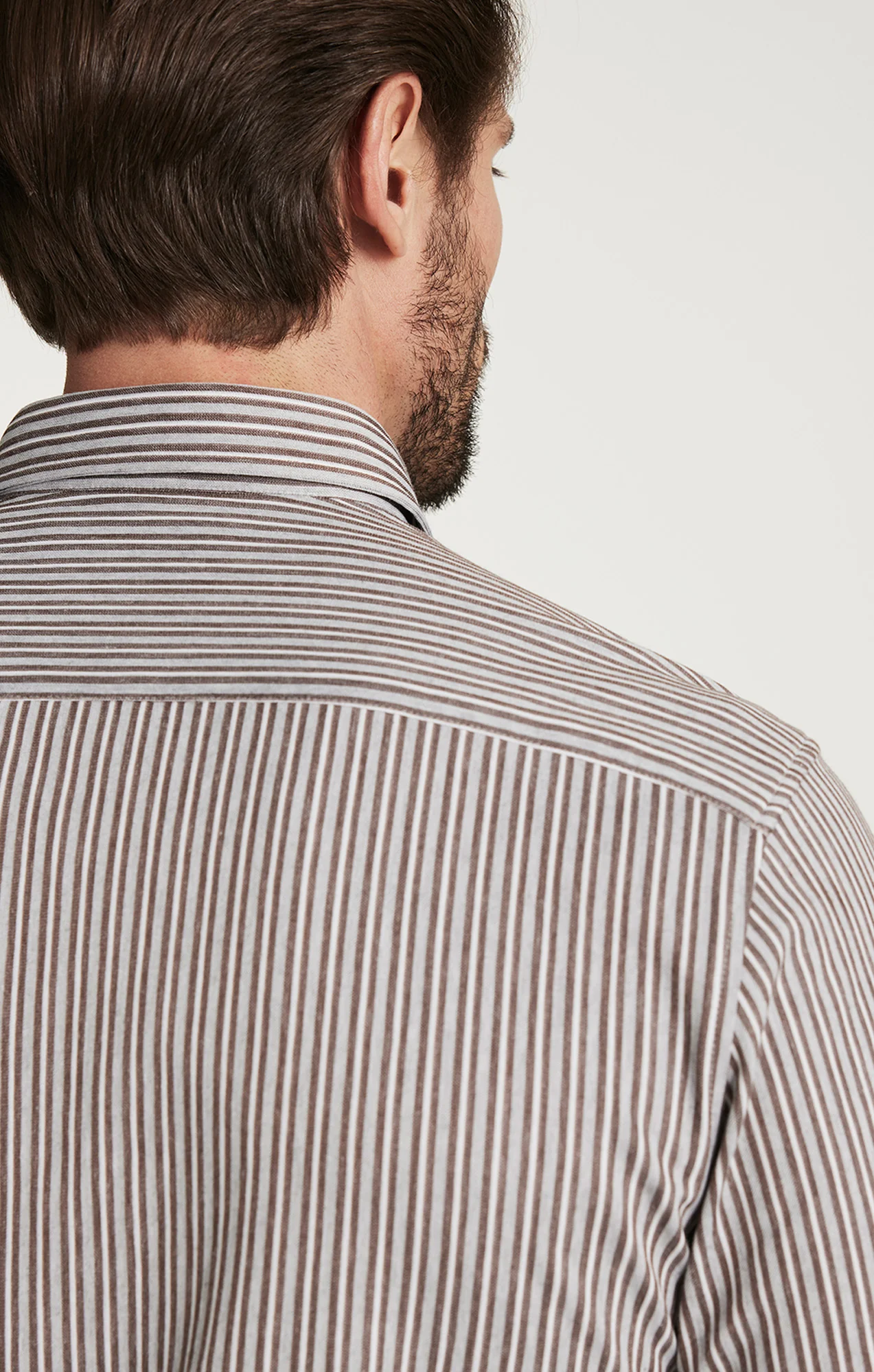 Striped Shirt in Brown - Image 5