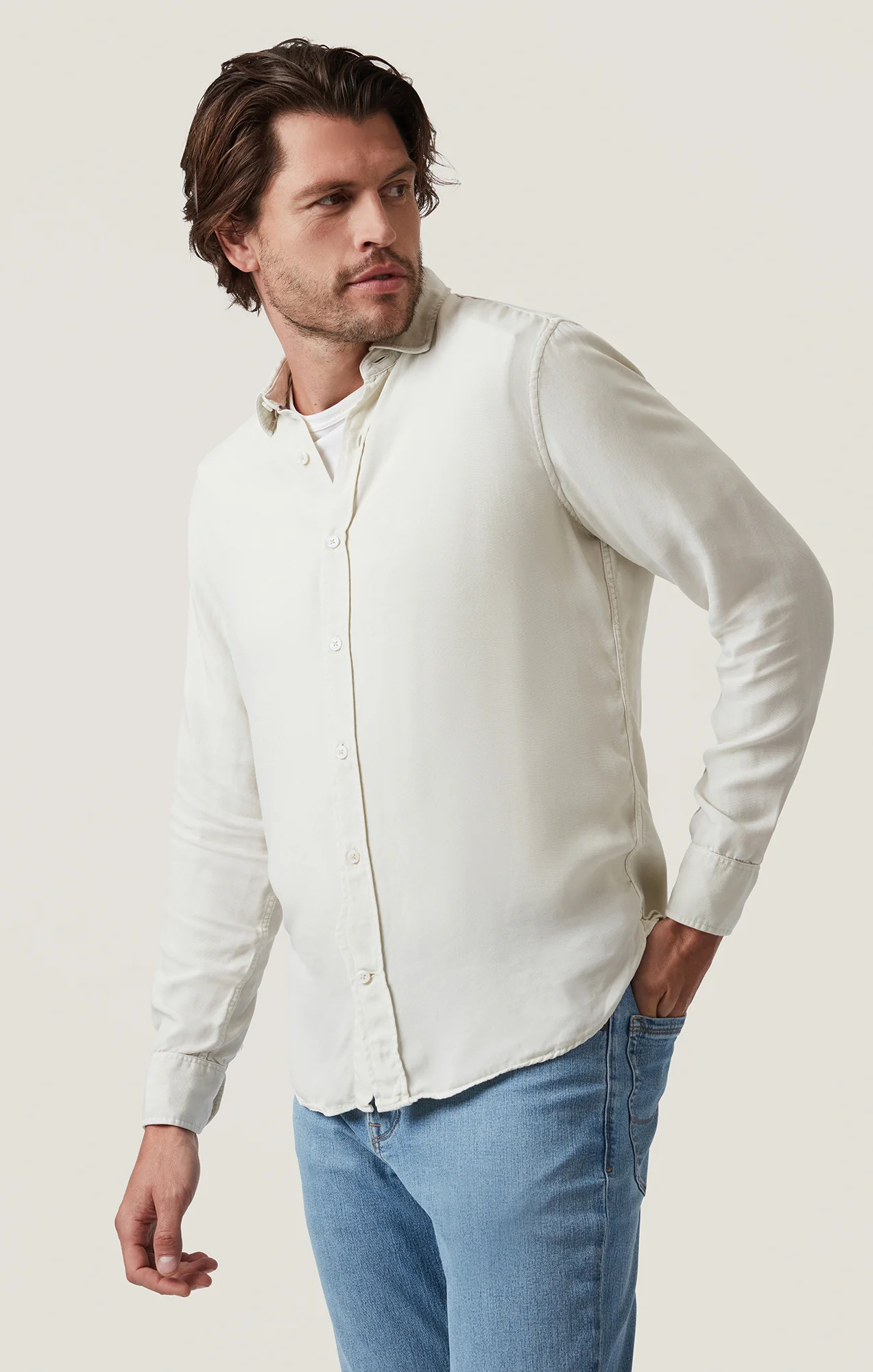 Soft Shirt in Ivory - Image 2