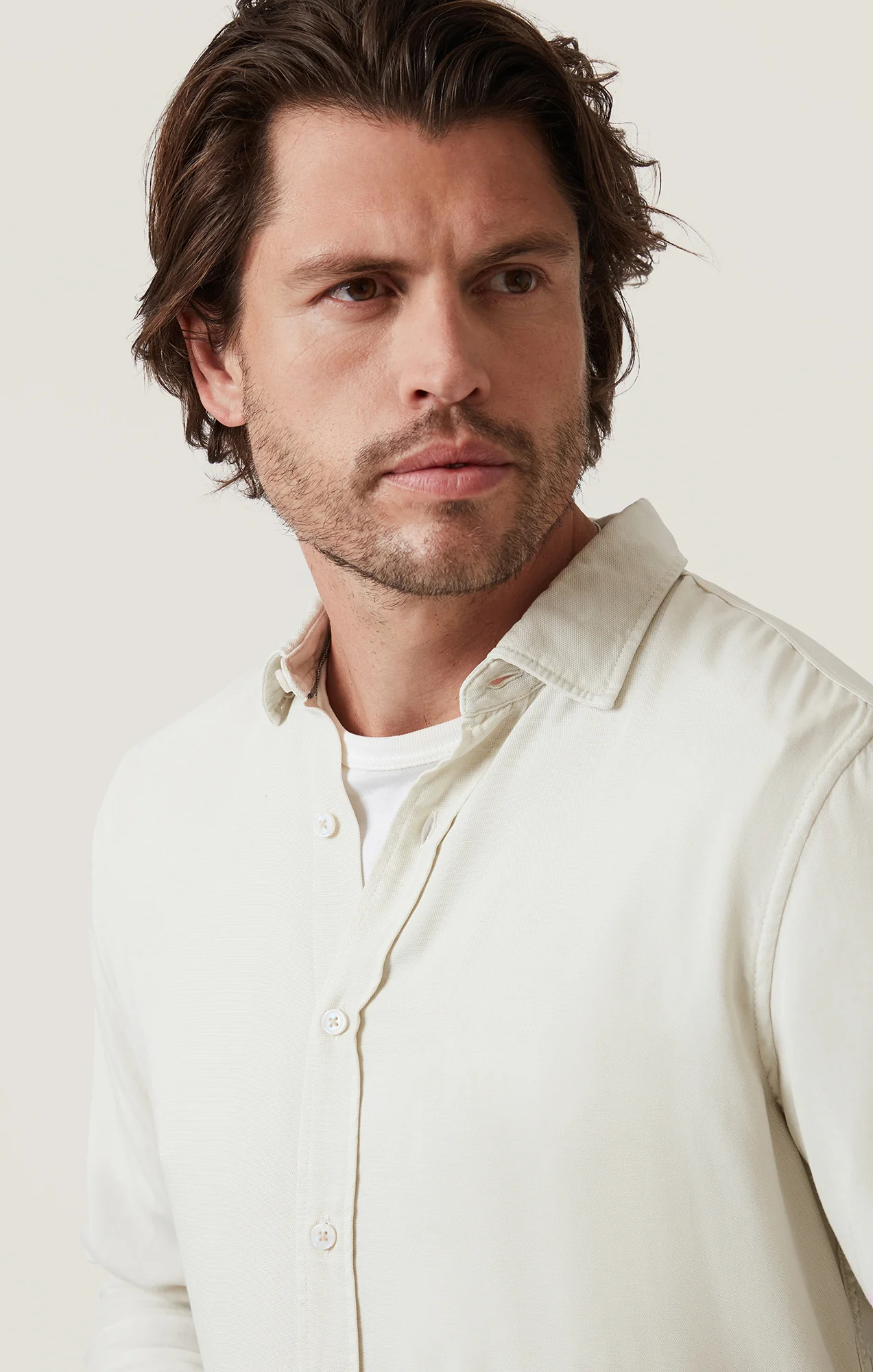 Soft Shirt in Ivory - Image 5