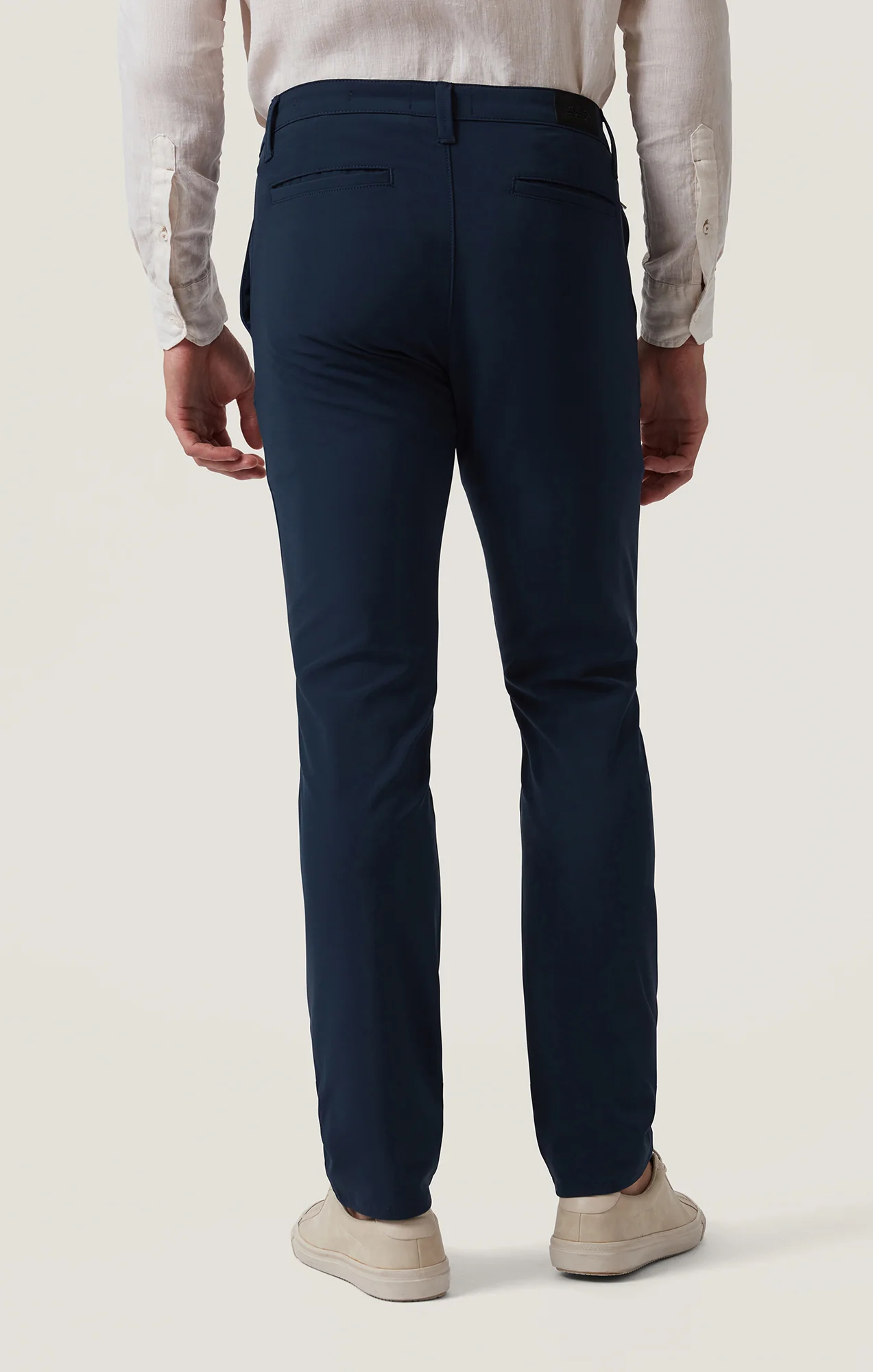 Verona Straight Leg Chino Pants In Navy Commuter Luxe - Image 8