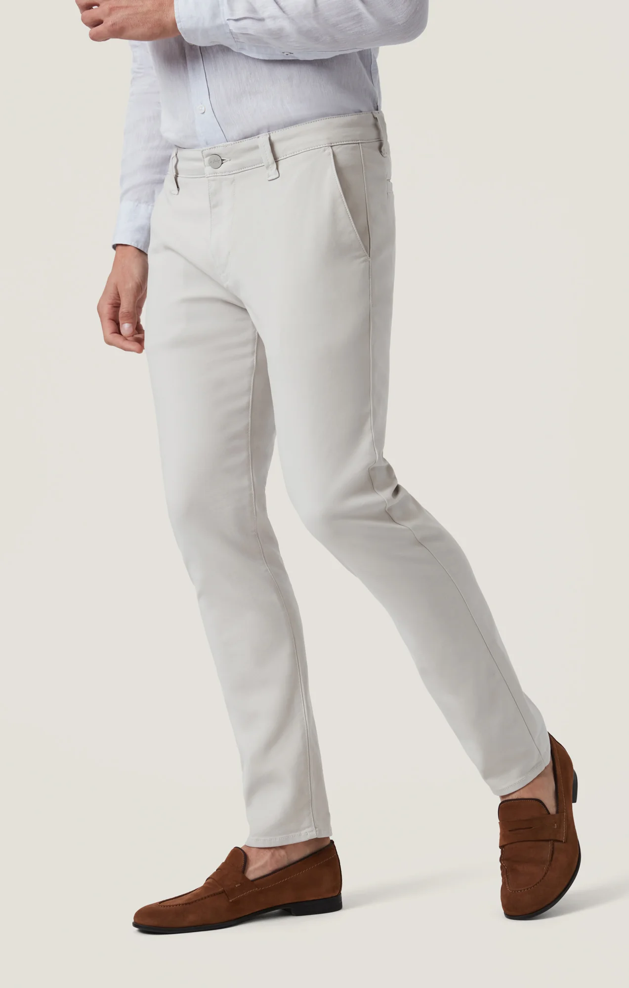 Verona Straight Leg Chino Pants in Cloud High Flyer - Image 3