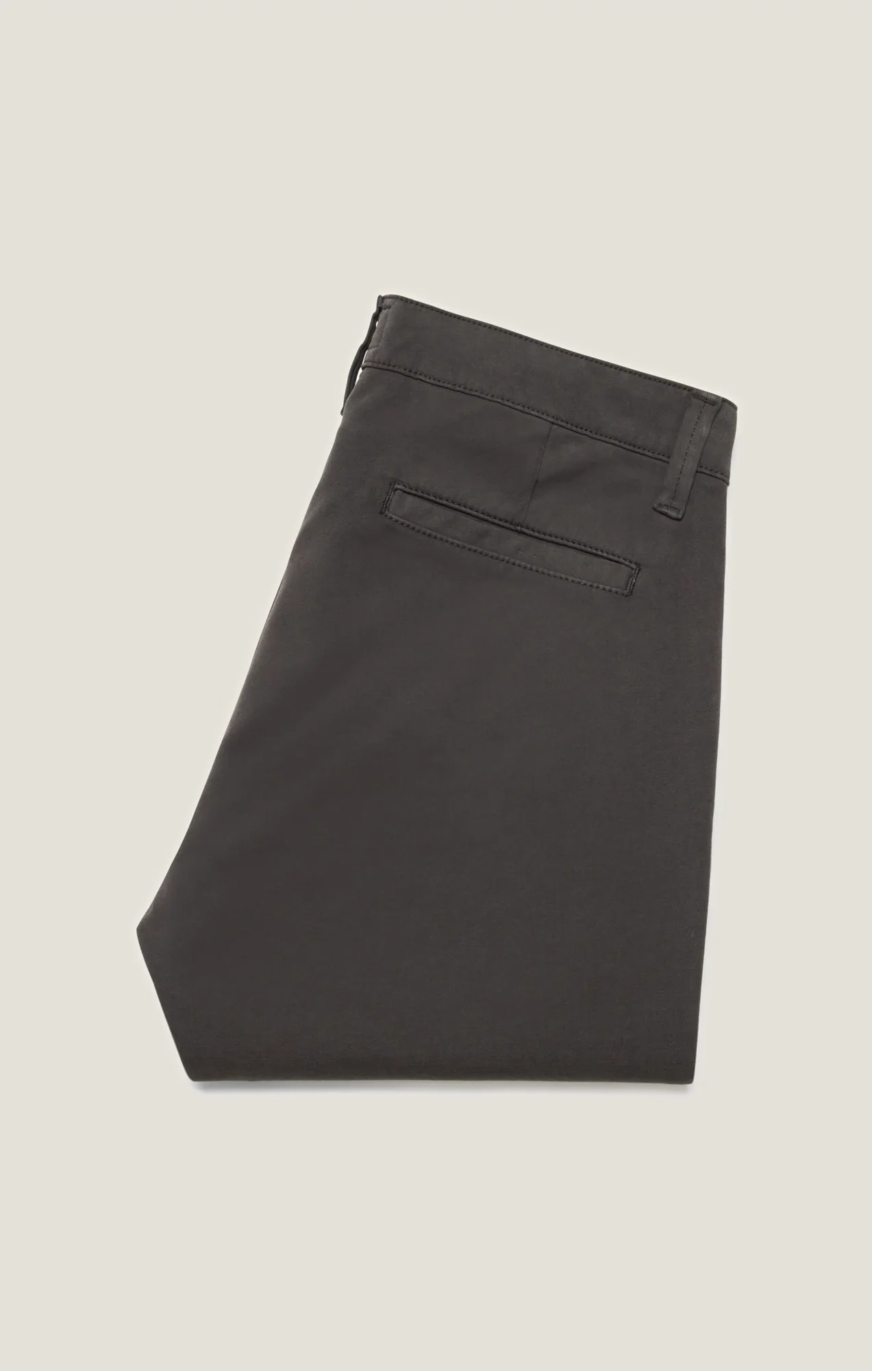 Verona Straight Leg Chino Pants In Dark Grey High Flyer - Image 10