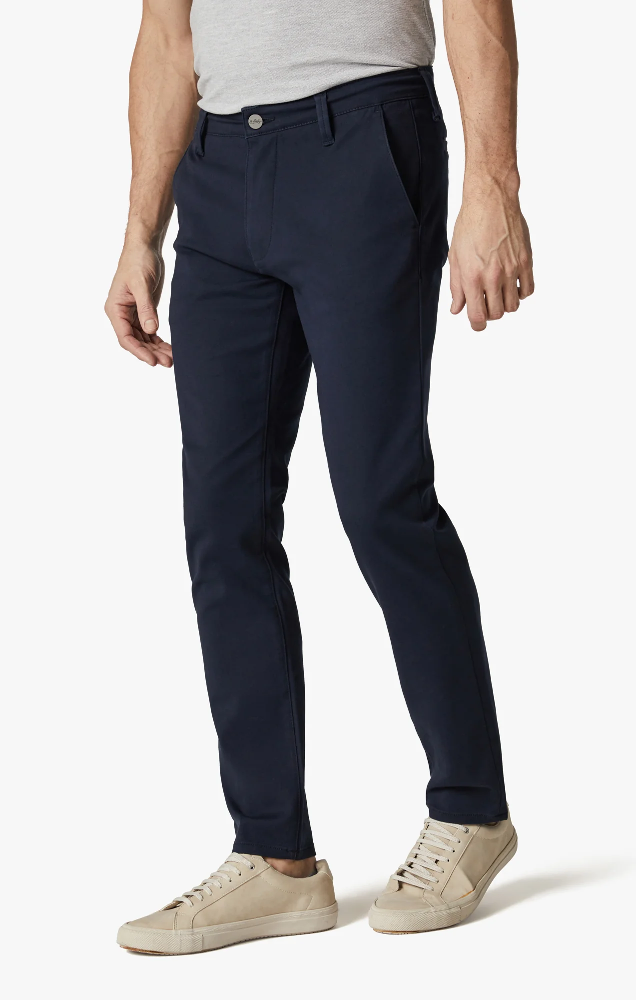 Verona Straight Leg Chino Pants In Night Sky High Flyer - Image 3