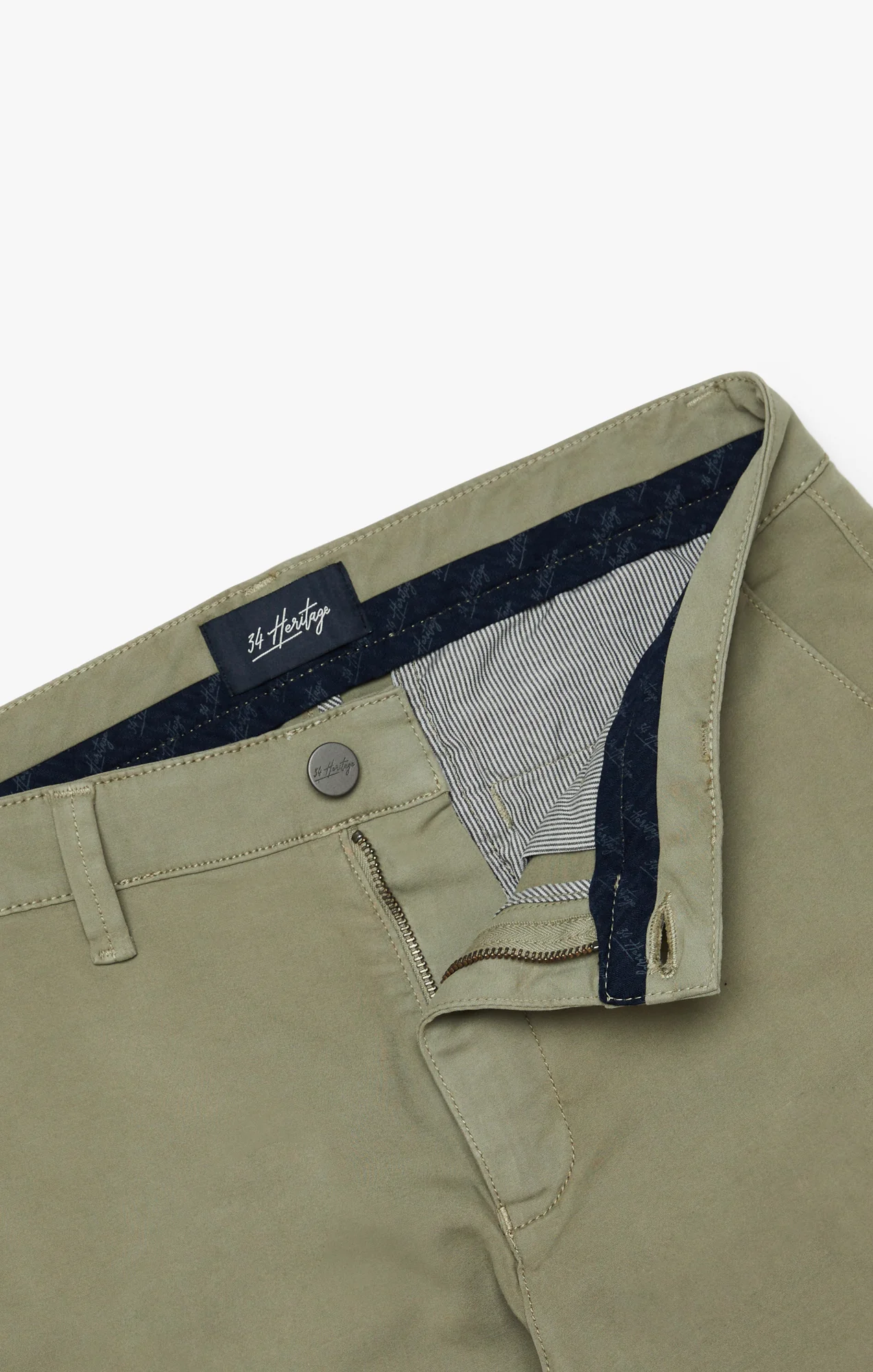 Verona Straight Leg Chino Pants In Vetiver High Flyer - Image 10