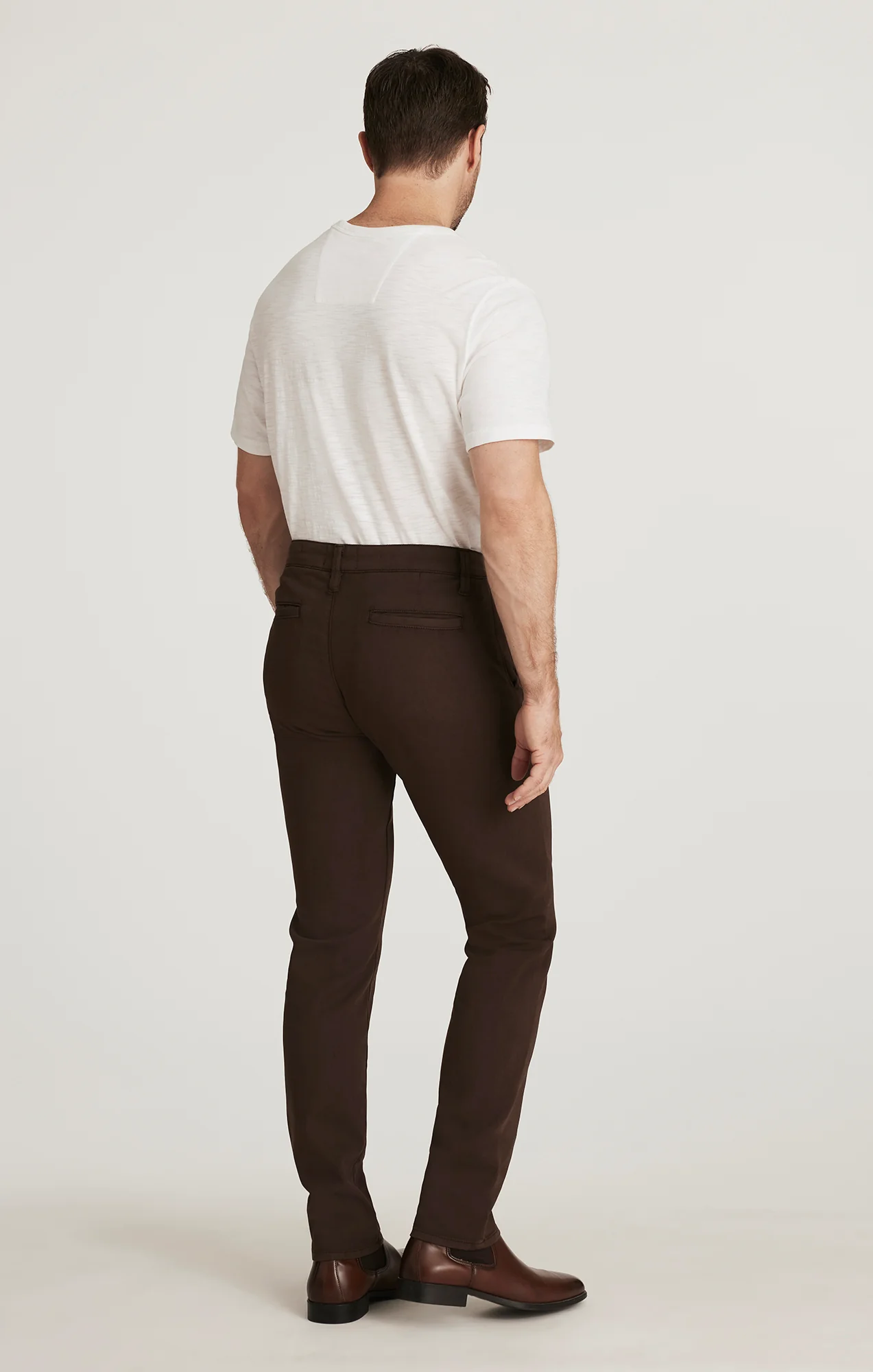Verona Straight Leg Chino Pants In Syrup High Flyer - Image 3