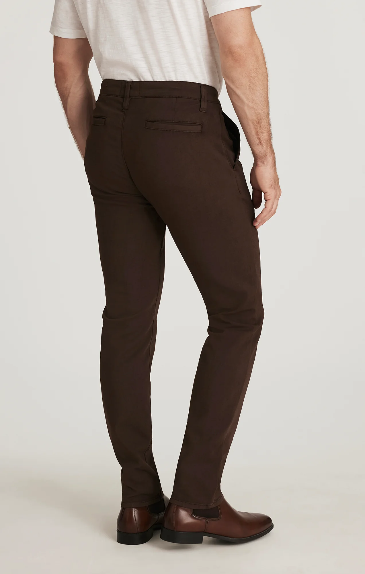 Verona Straight Leg Chino Pants In Syrup High Flyer - Image 4