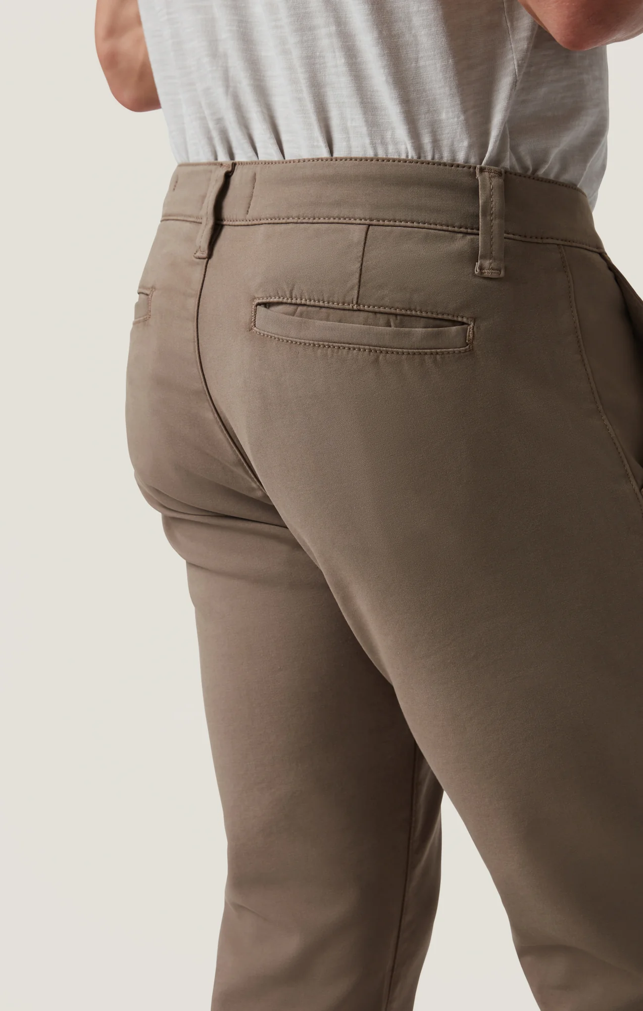 Verona Straight Leg Chino Pants In Toffee High Flyer - Image 5