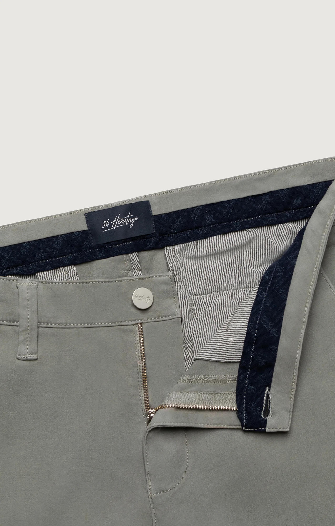 Verona Straight Leg Chino Pants In Dove High Flyer - Image 8