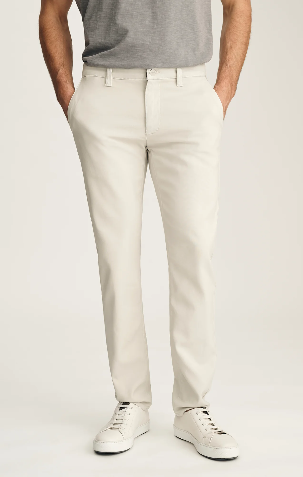 Verona Straight Leg Chino Pants In Glacier High Flyer - Image 2