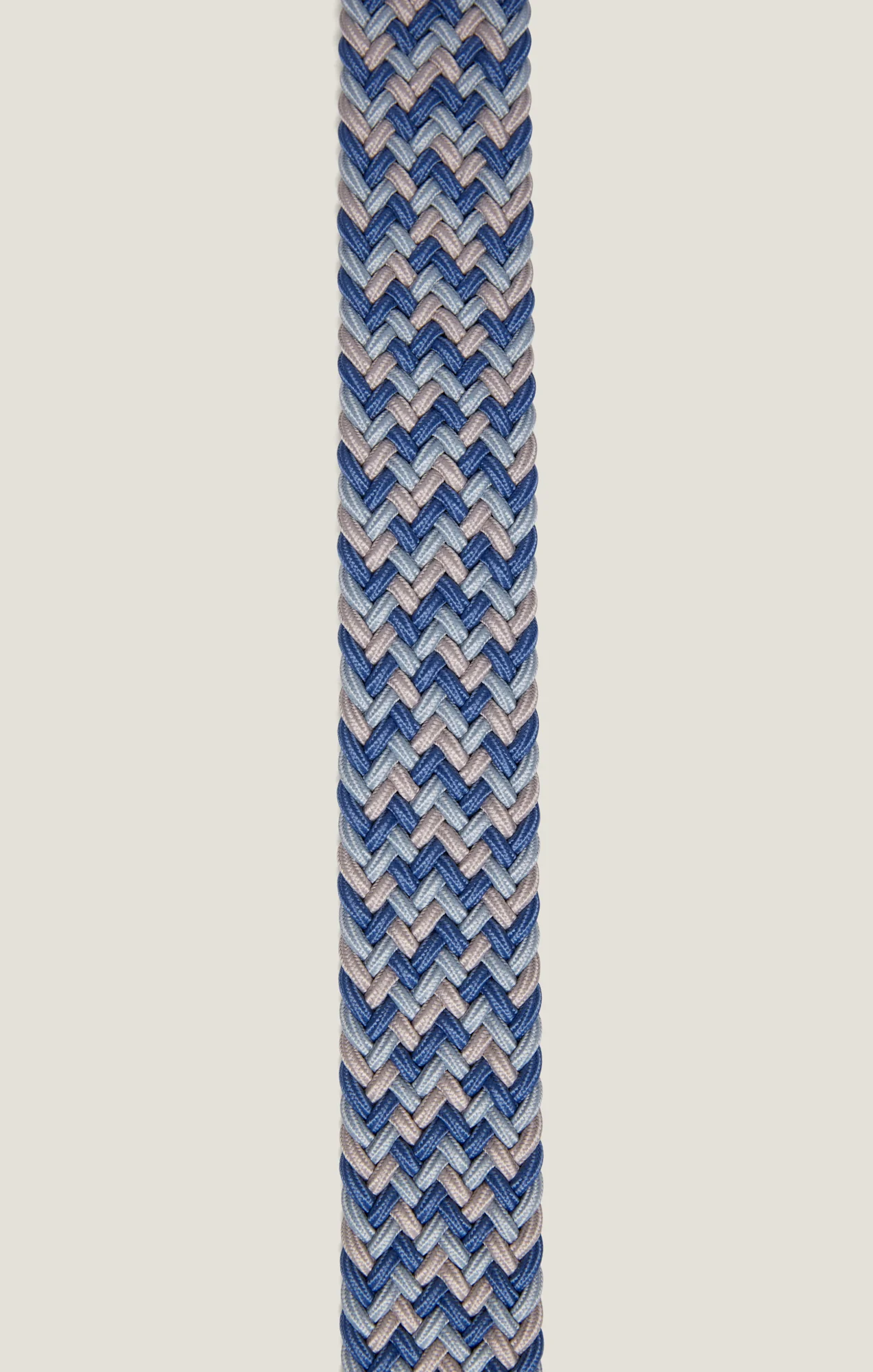 Woven Elastic Belt In Multi Blue - Image 3