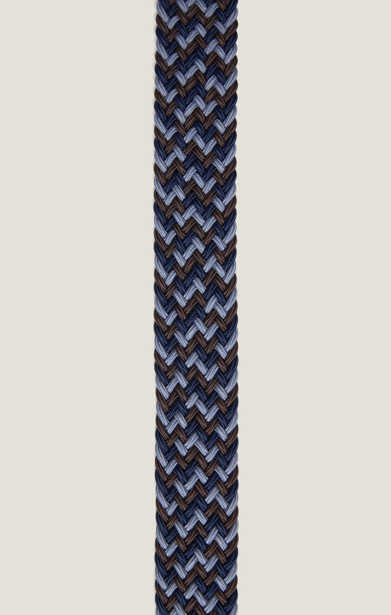 Woven Elastic Belt in Multi Navy - Image 4